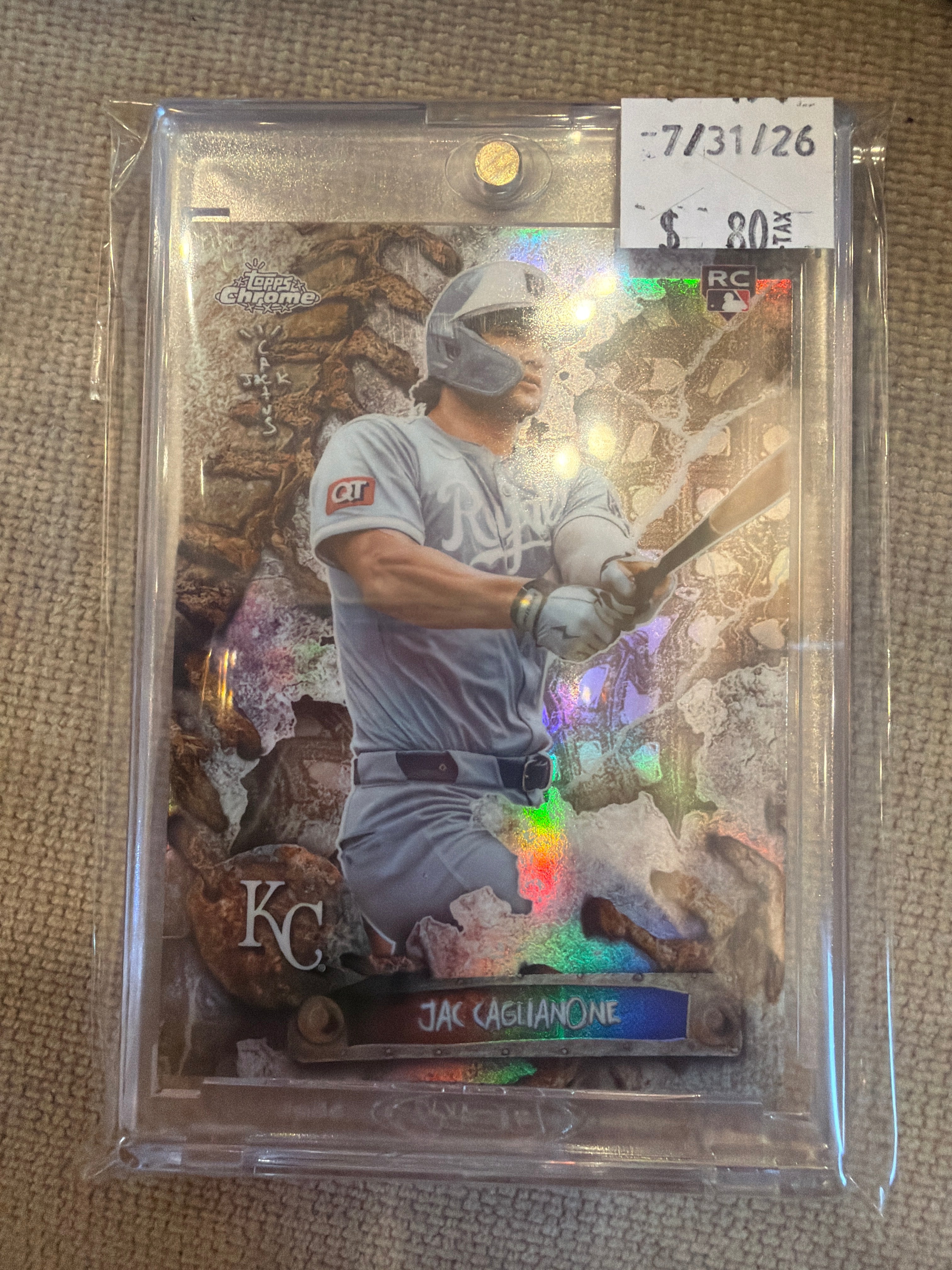 Jac Caglianone Topps Chrome Cactus Jack (RAW)