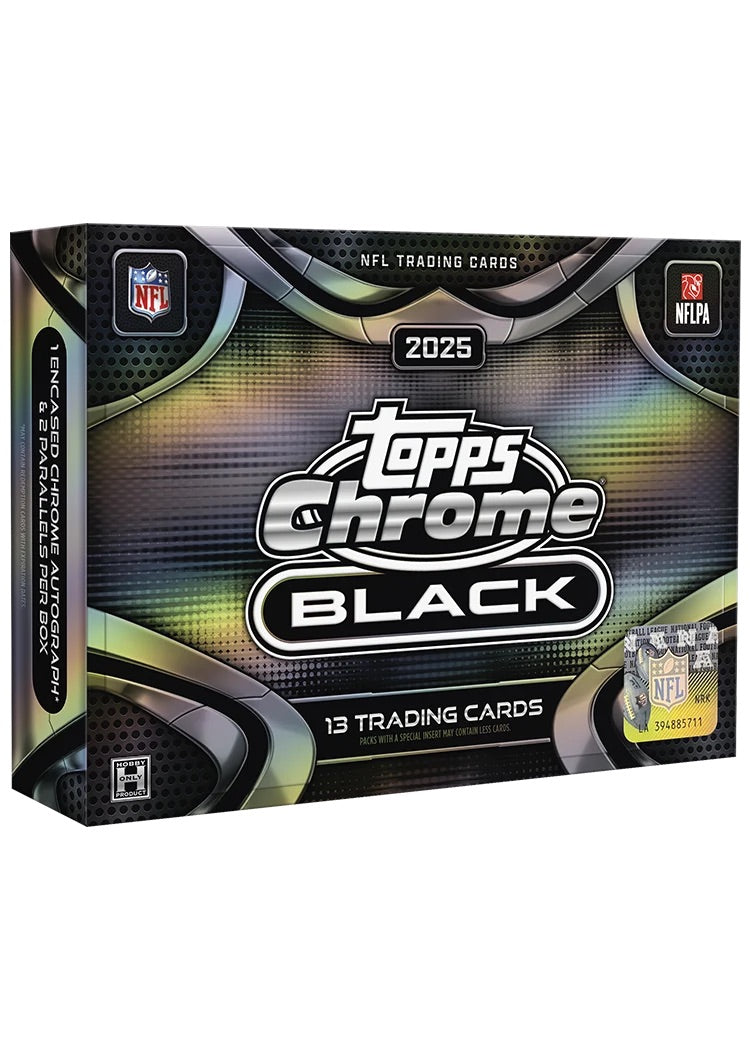 2025 Topps Chrome Black Football Hobby Box