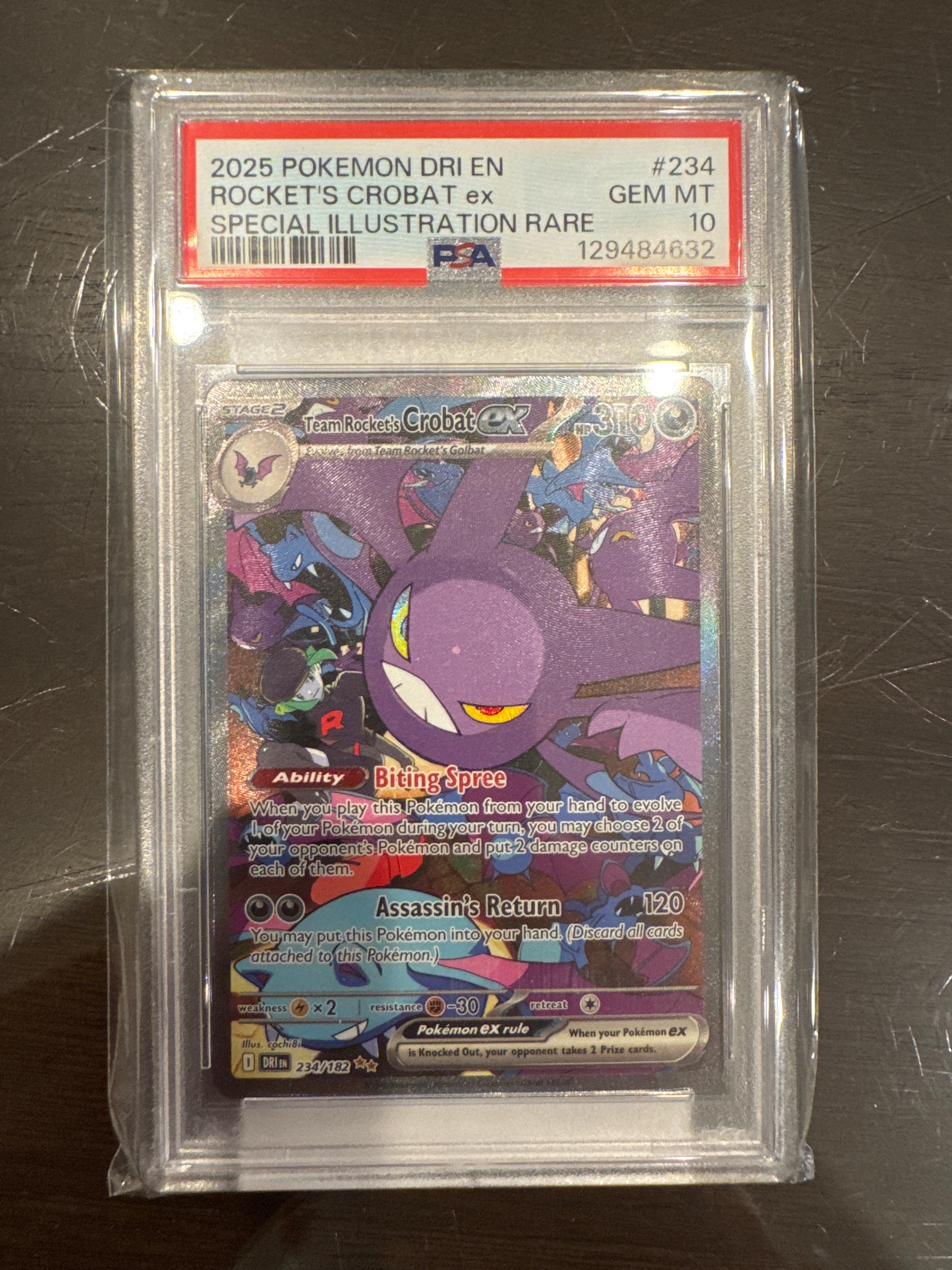 2025 Rocket’s Crobat ex PSA 10 (632)