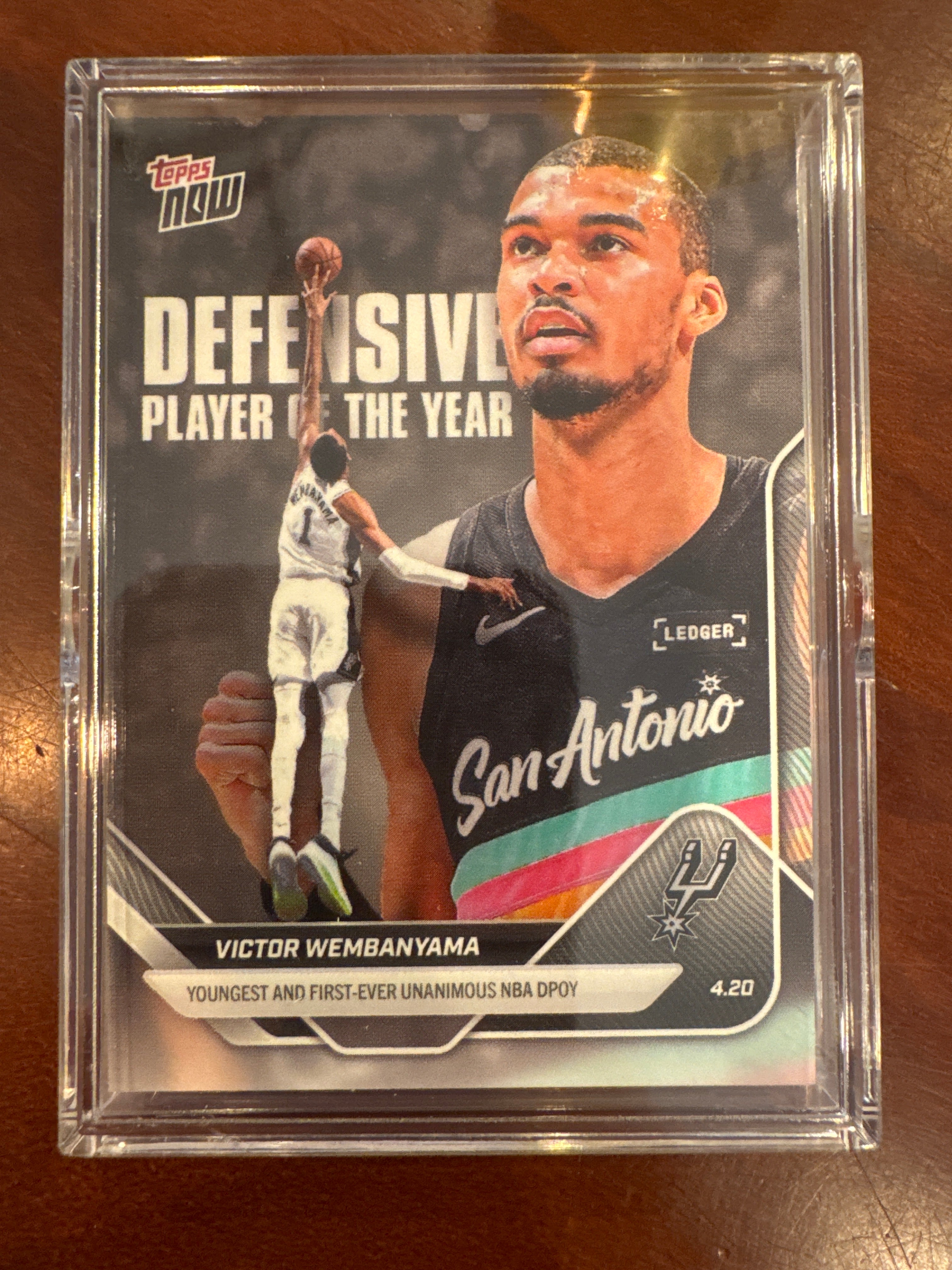 Victor Wembanyama 2025-26 Topps Now DPOY