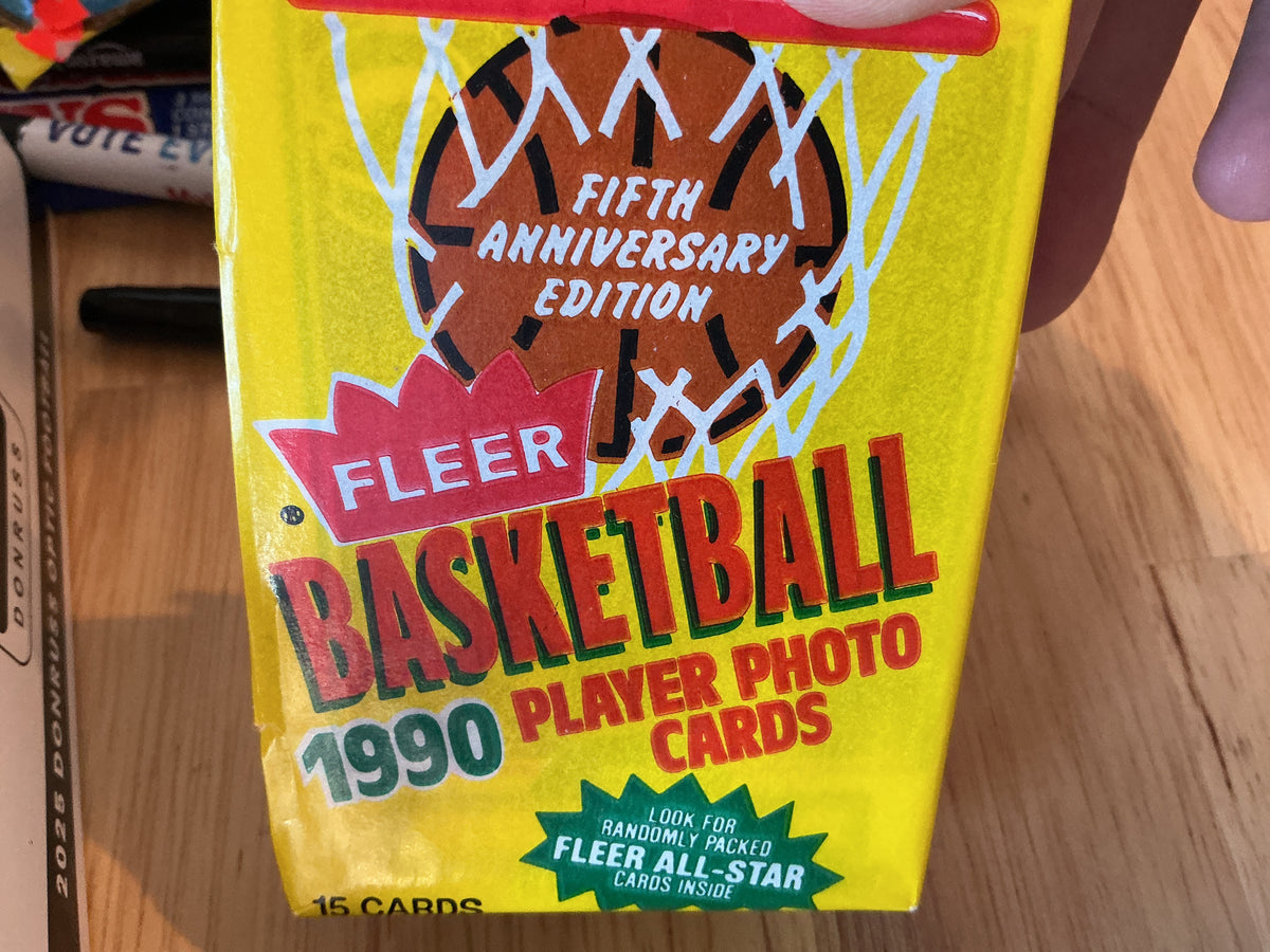 1990 fleer basketball pack