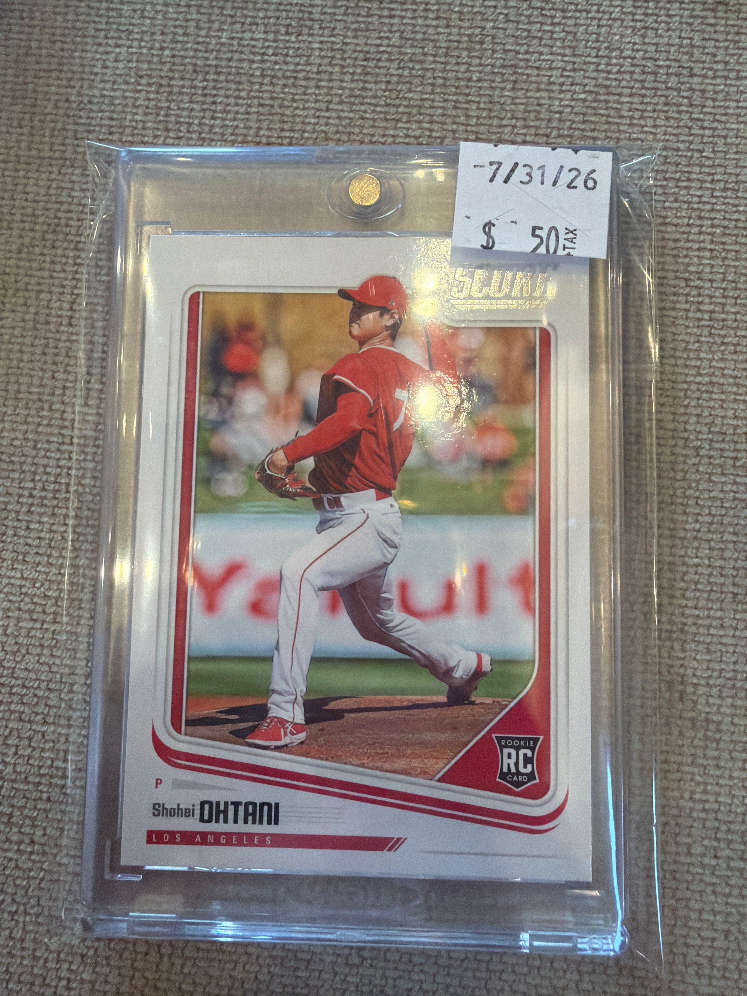 Shohei Ohtani Score Rookie (RAW)