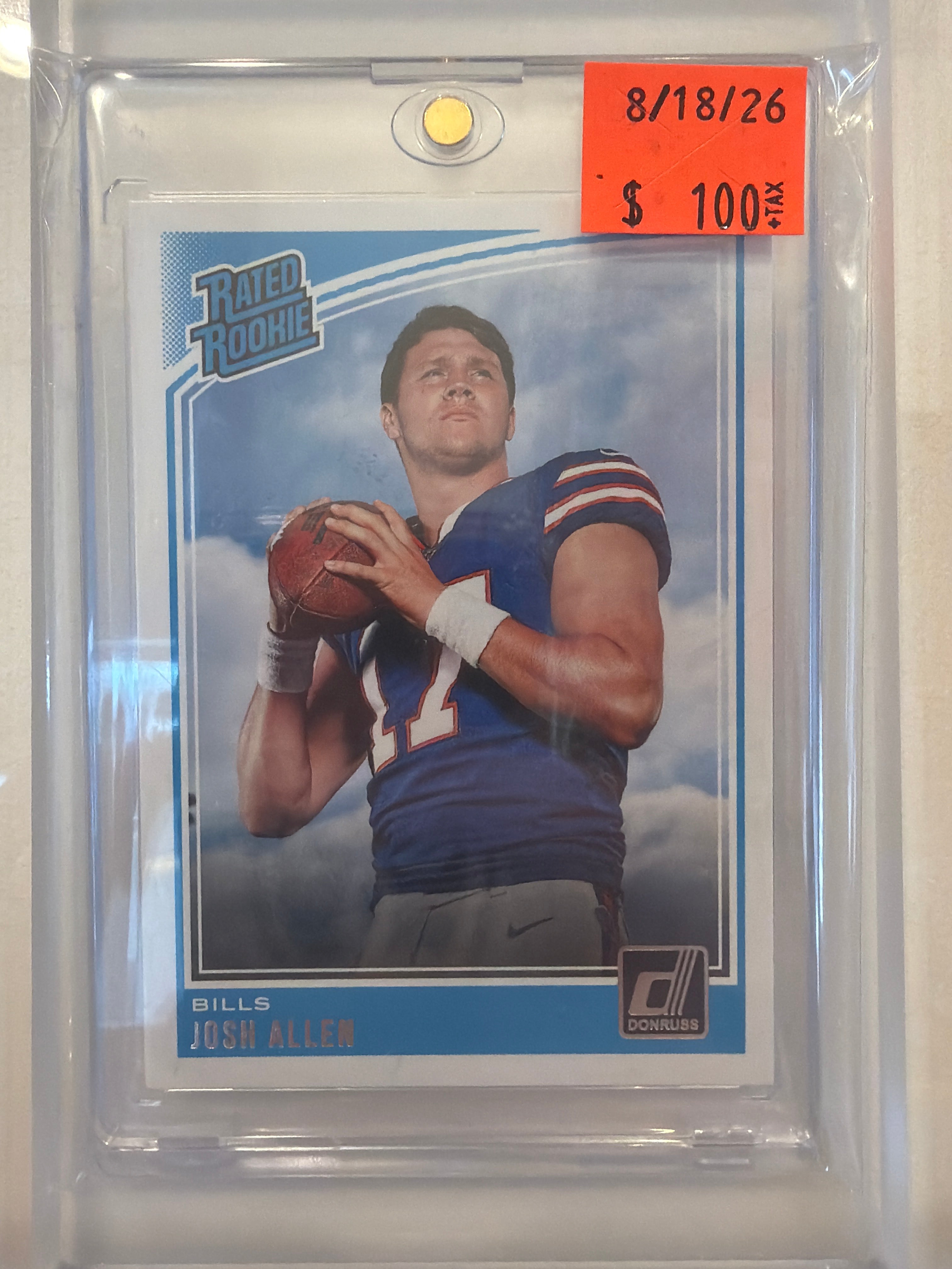 2018 Donruss Josh Allen RAW