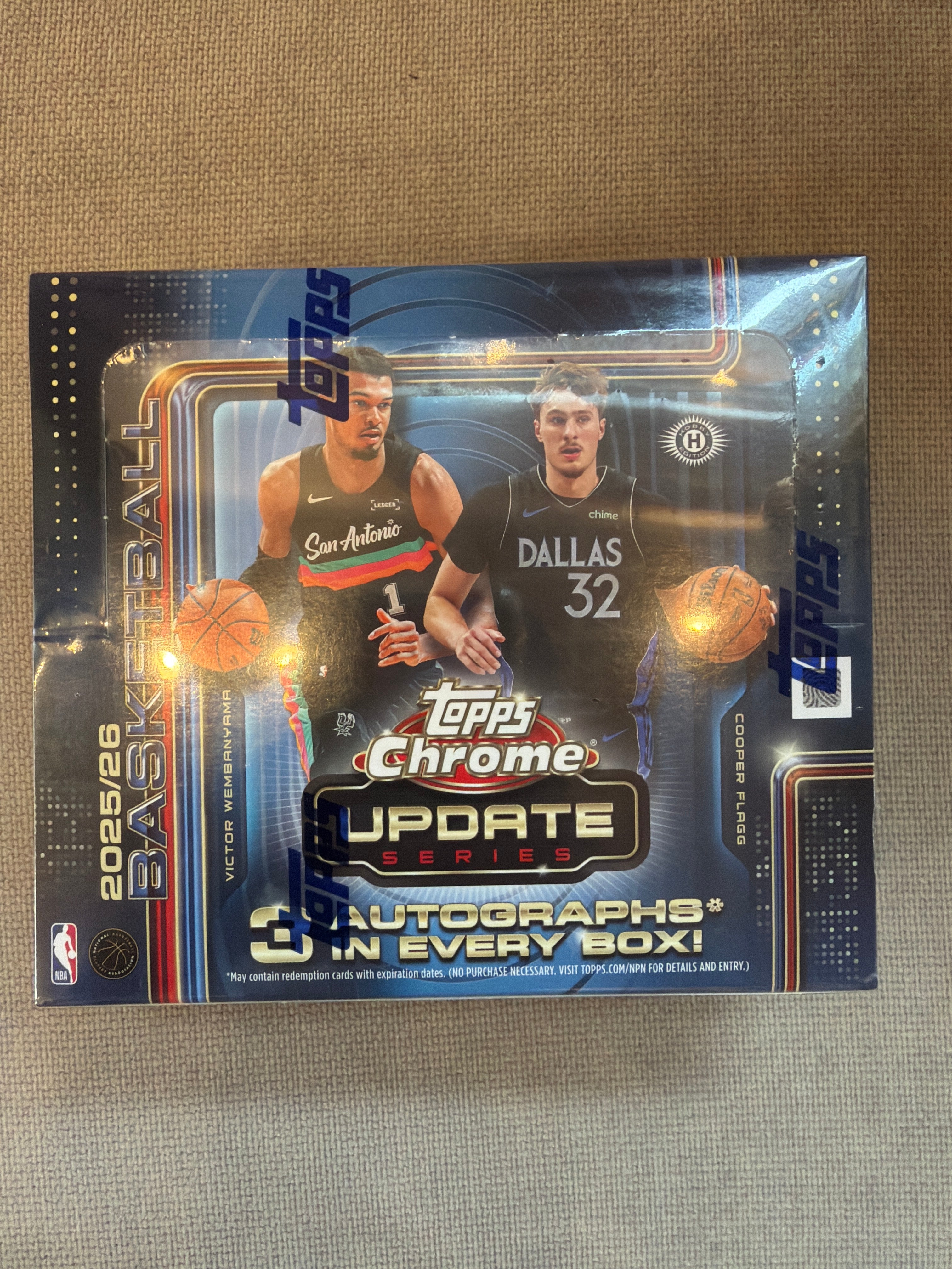 Topps Chrome Update Jumbo Hobby Box