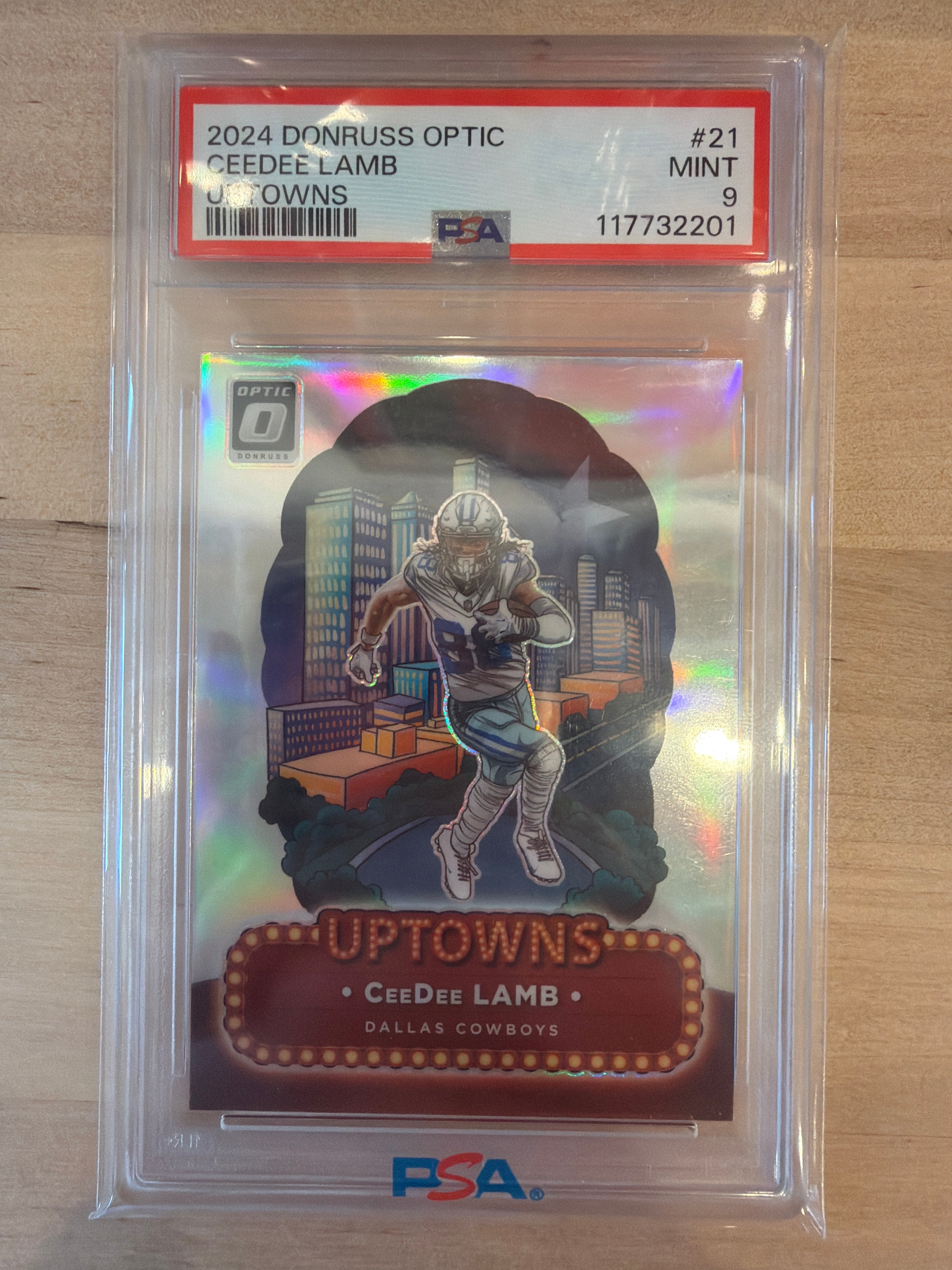 Ceedee Lamb Uptown PSA 9