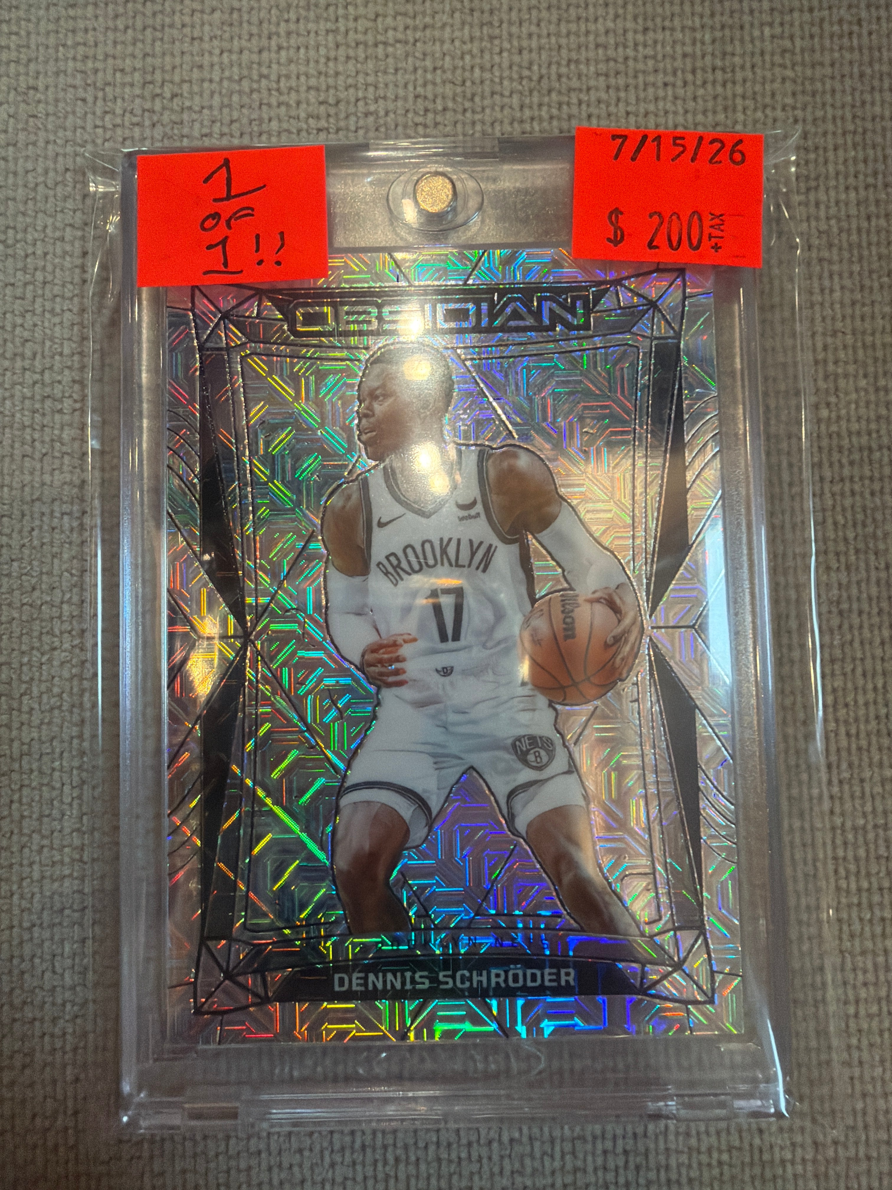 Dennis Schroder Obsidian 1/1 (RAW)