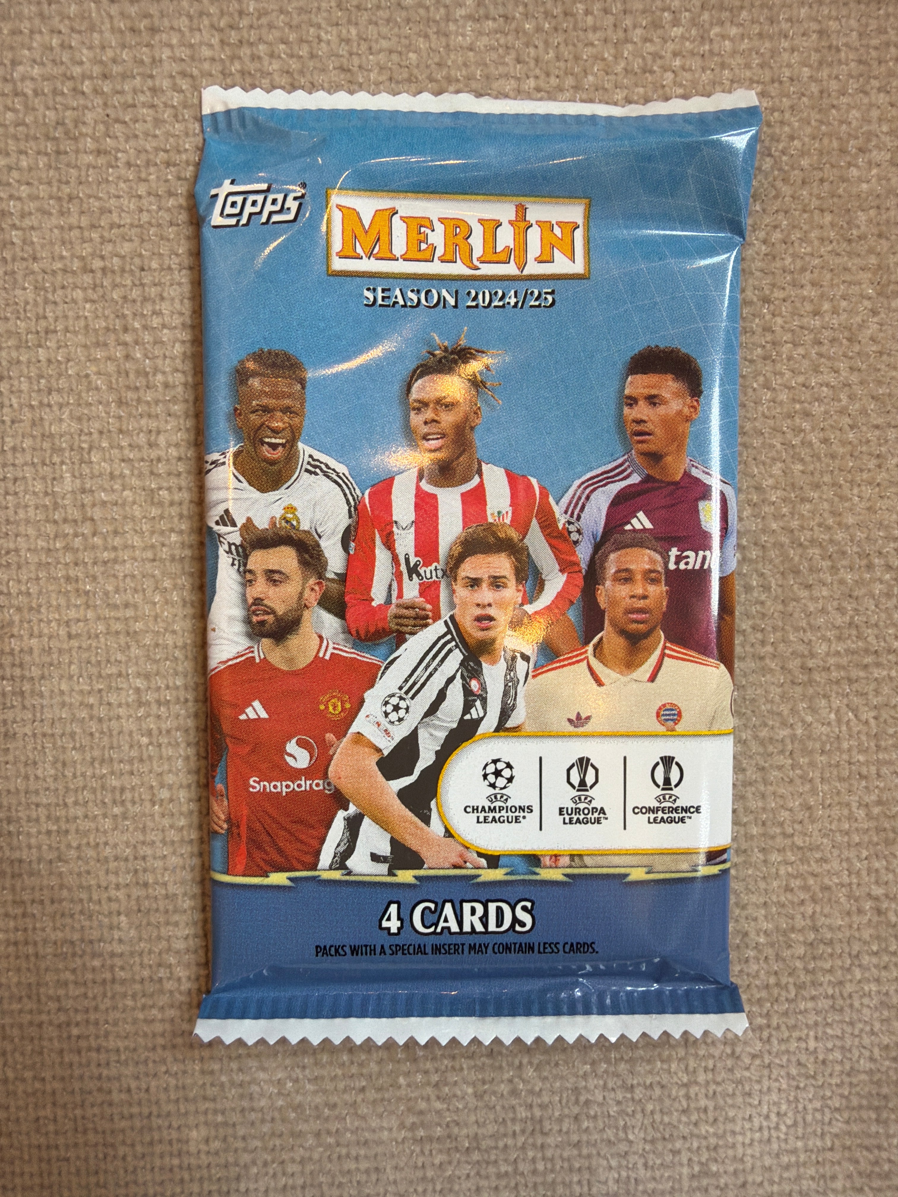 Topps Merlin Soccer Blaster Pack