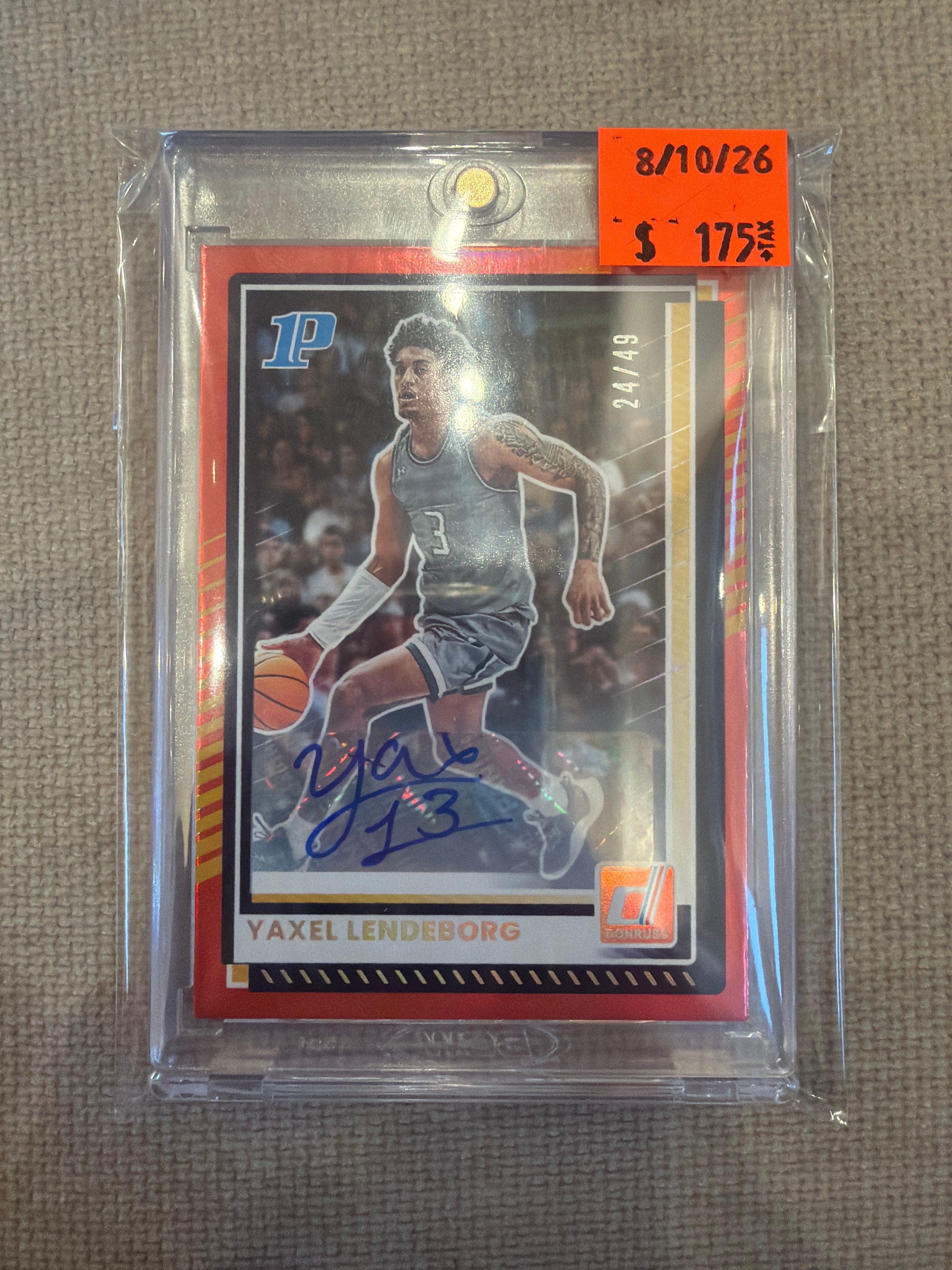 Yaxel Lendeborg Autograph /49 (RAW)
