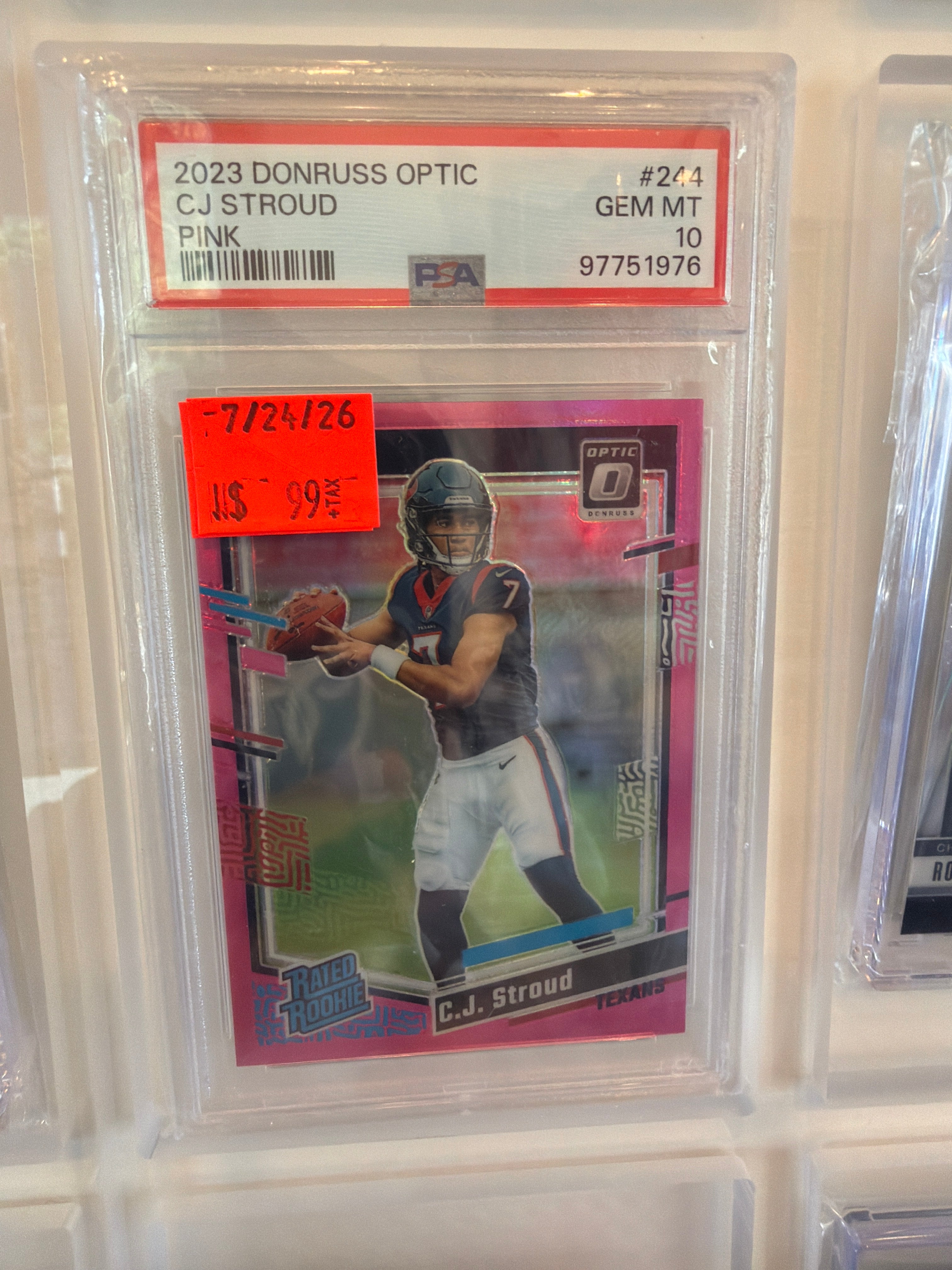Cj stroud pink donruss