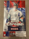 Topps Chrome Baseball 2026 Hobby Box