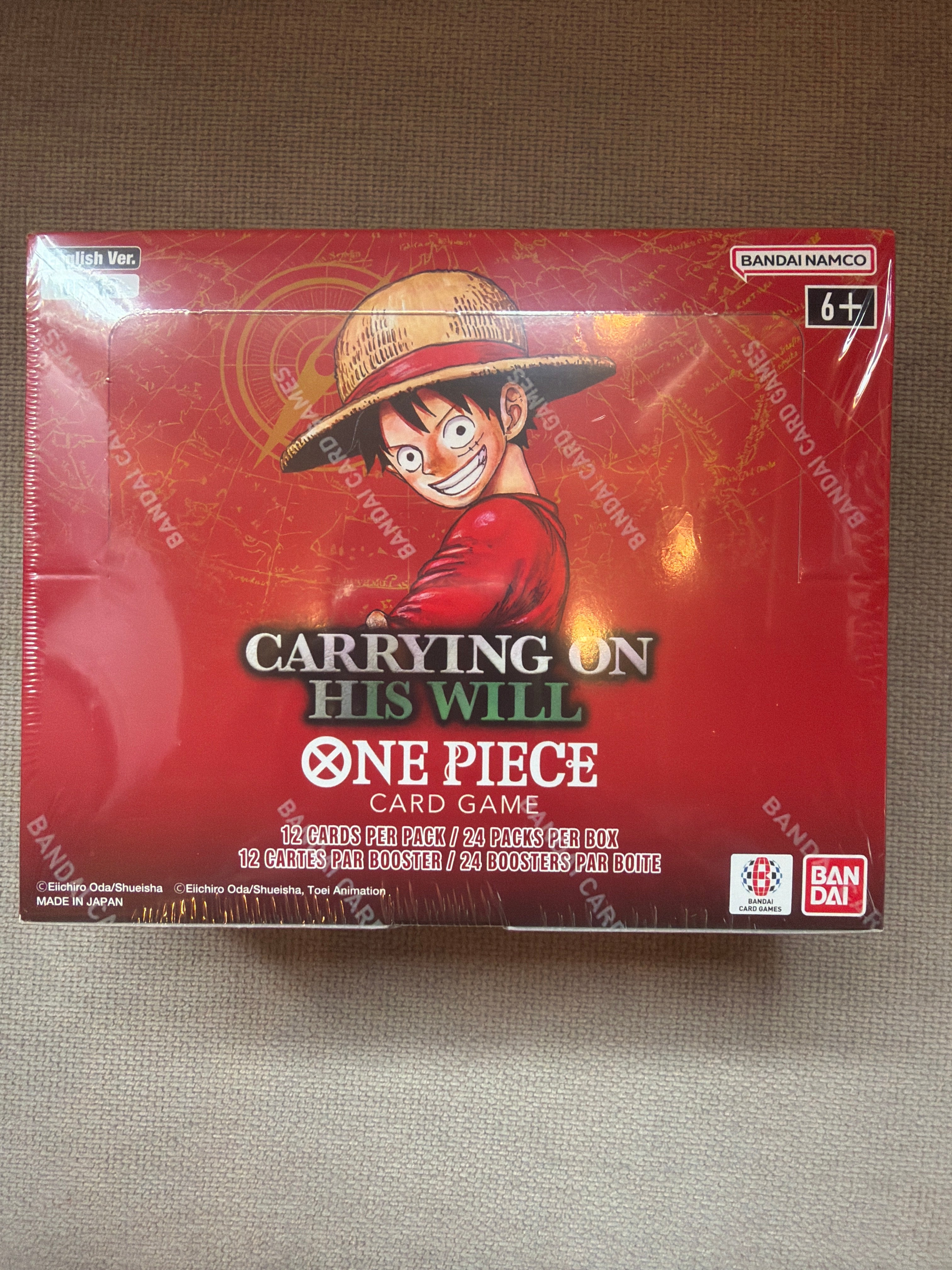 One Piece Carrying On His Will (OP-13) Booster Box