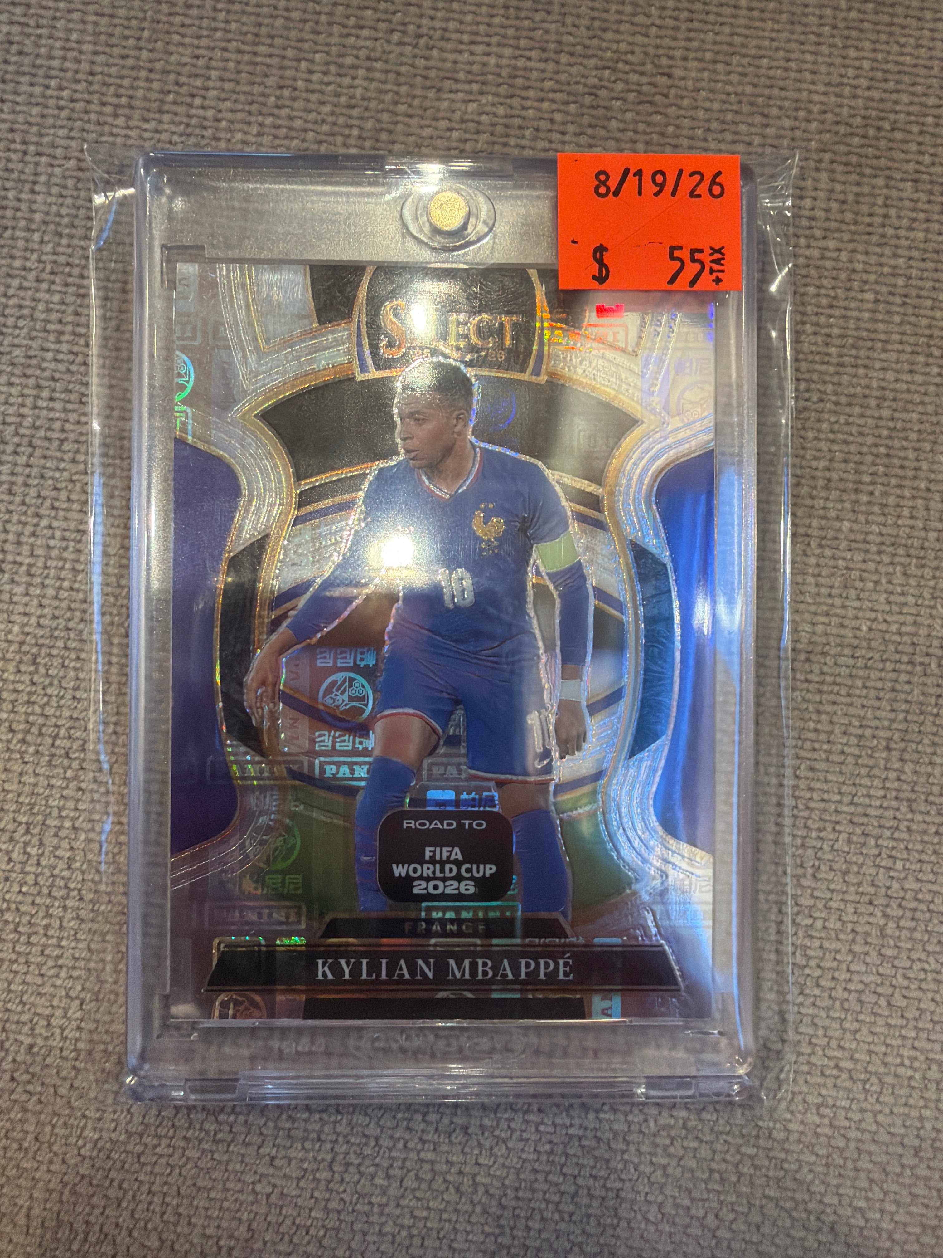 Kylian Mbappe /61 Panini Logo (RAW)