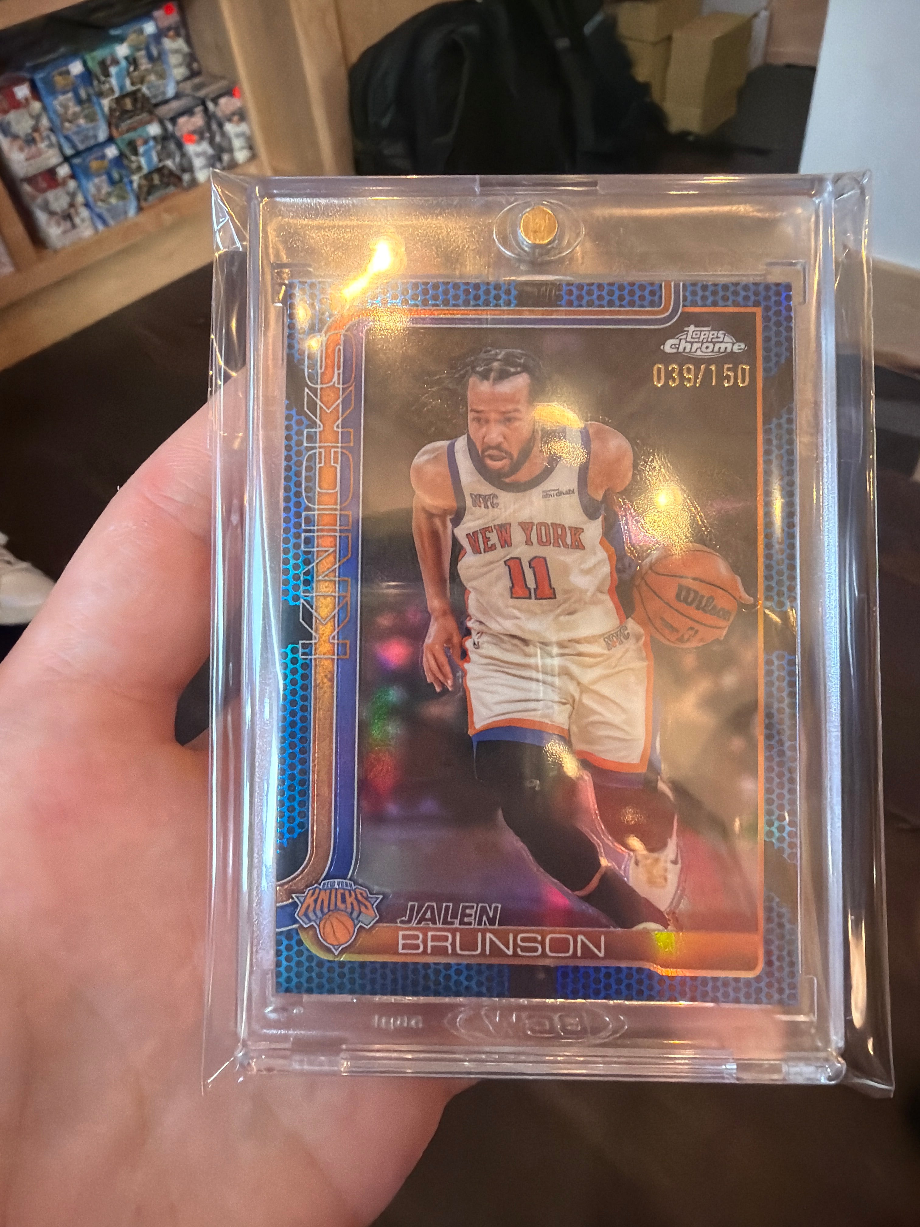 Jalen Brunson Topps /150 Chrome Update