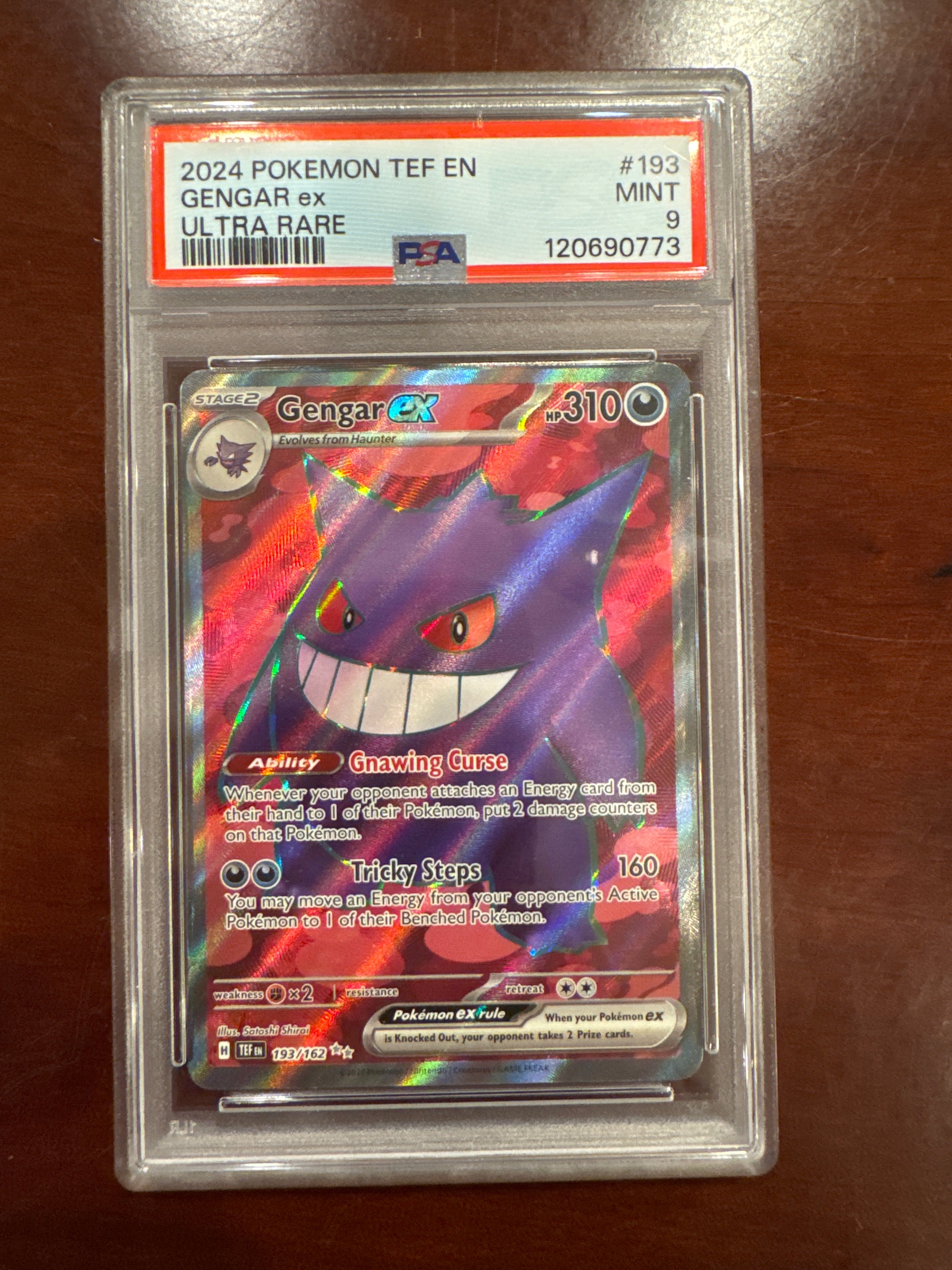 Gengar ex Ultra Rare PSA 9 (773)