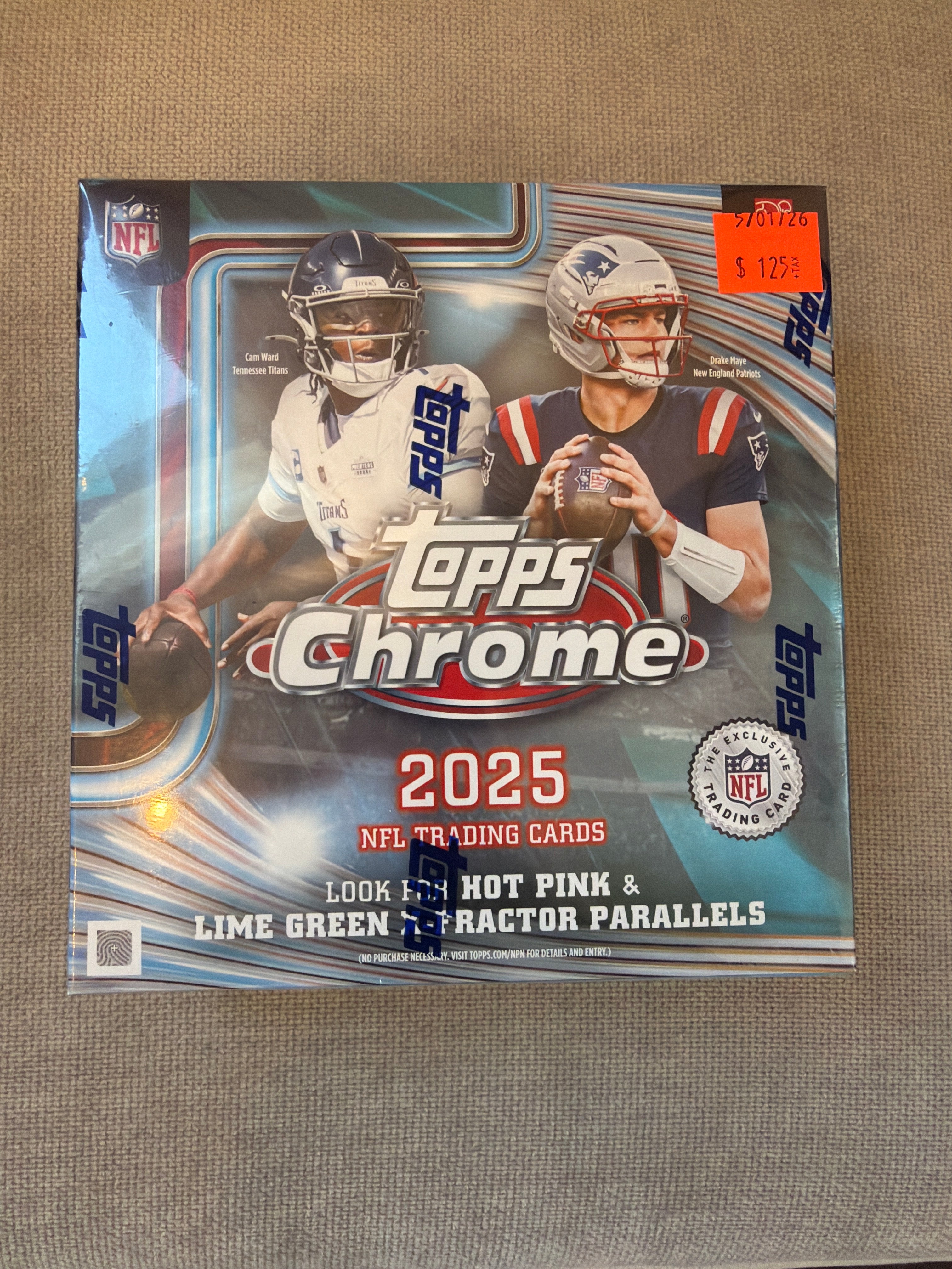 Mega Topps Chrome football 2026