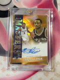 De’Aaron Fox Gold Masters Autograph /50 (RAW)