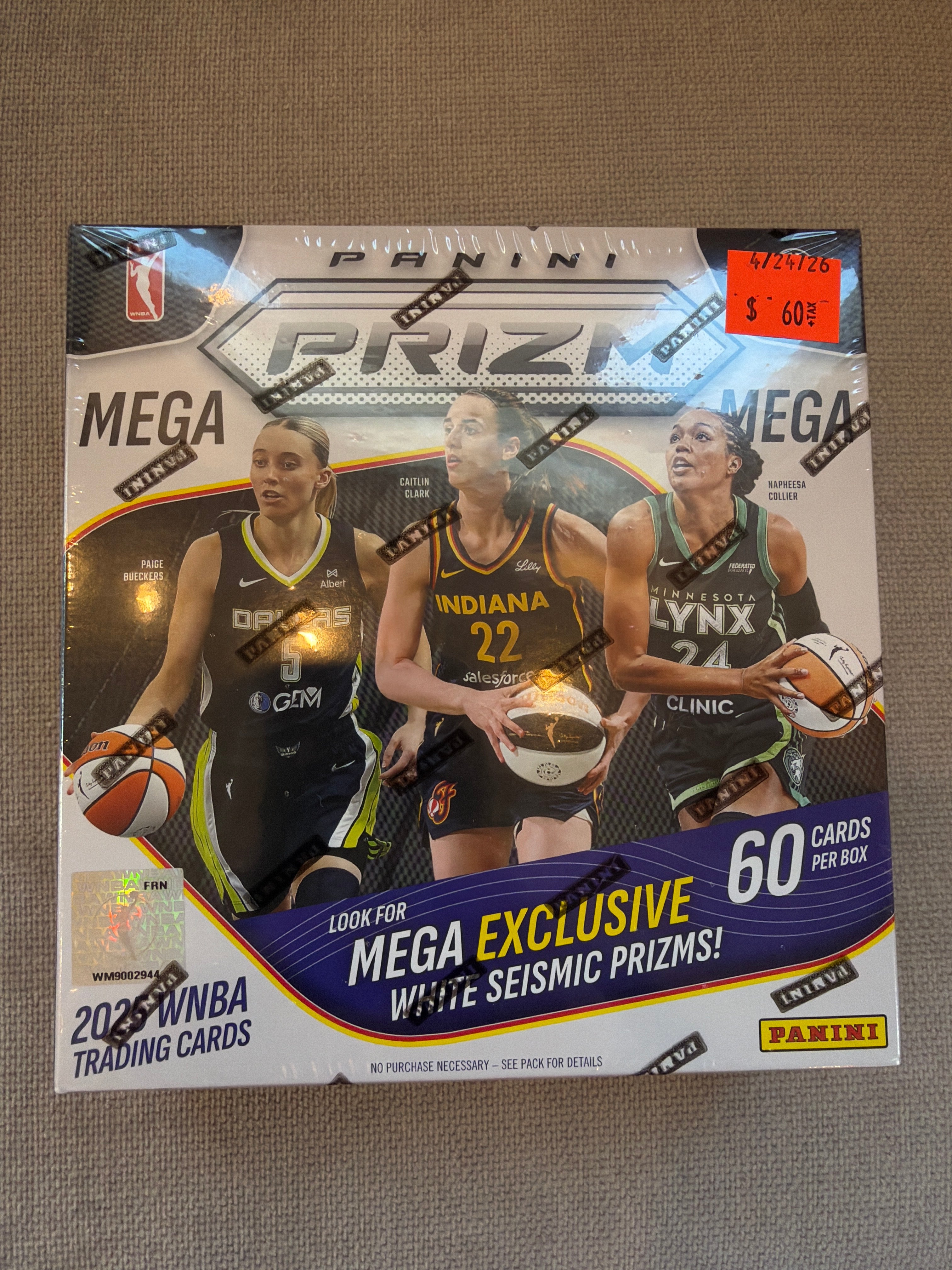 2025 Panini Prizm WNBA Basketball Mega Box