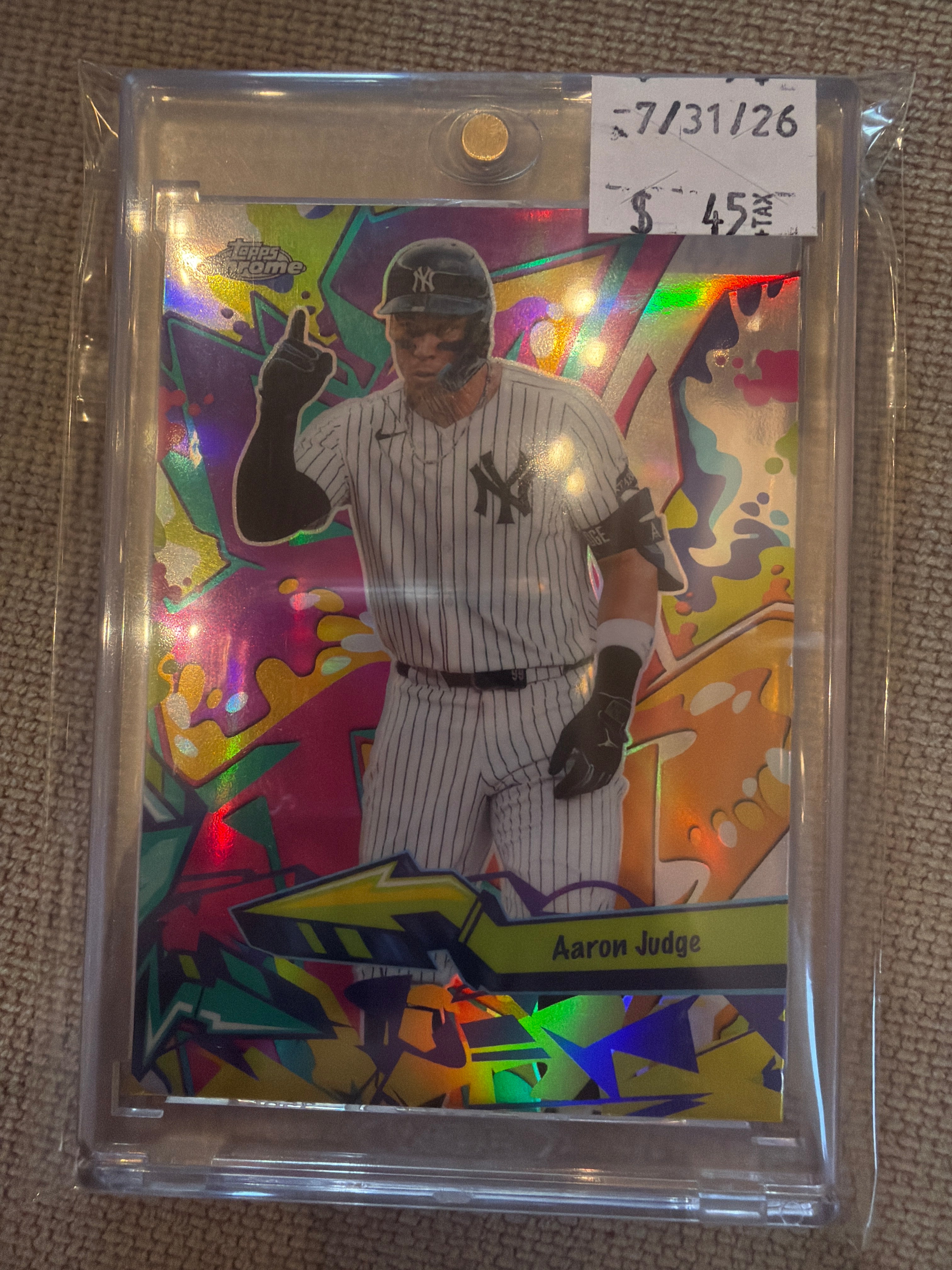Aaron Judge Topps Chrome Graffiti (RAW)