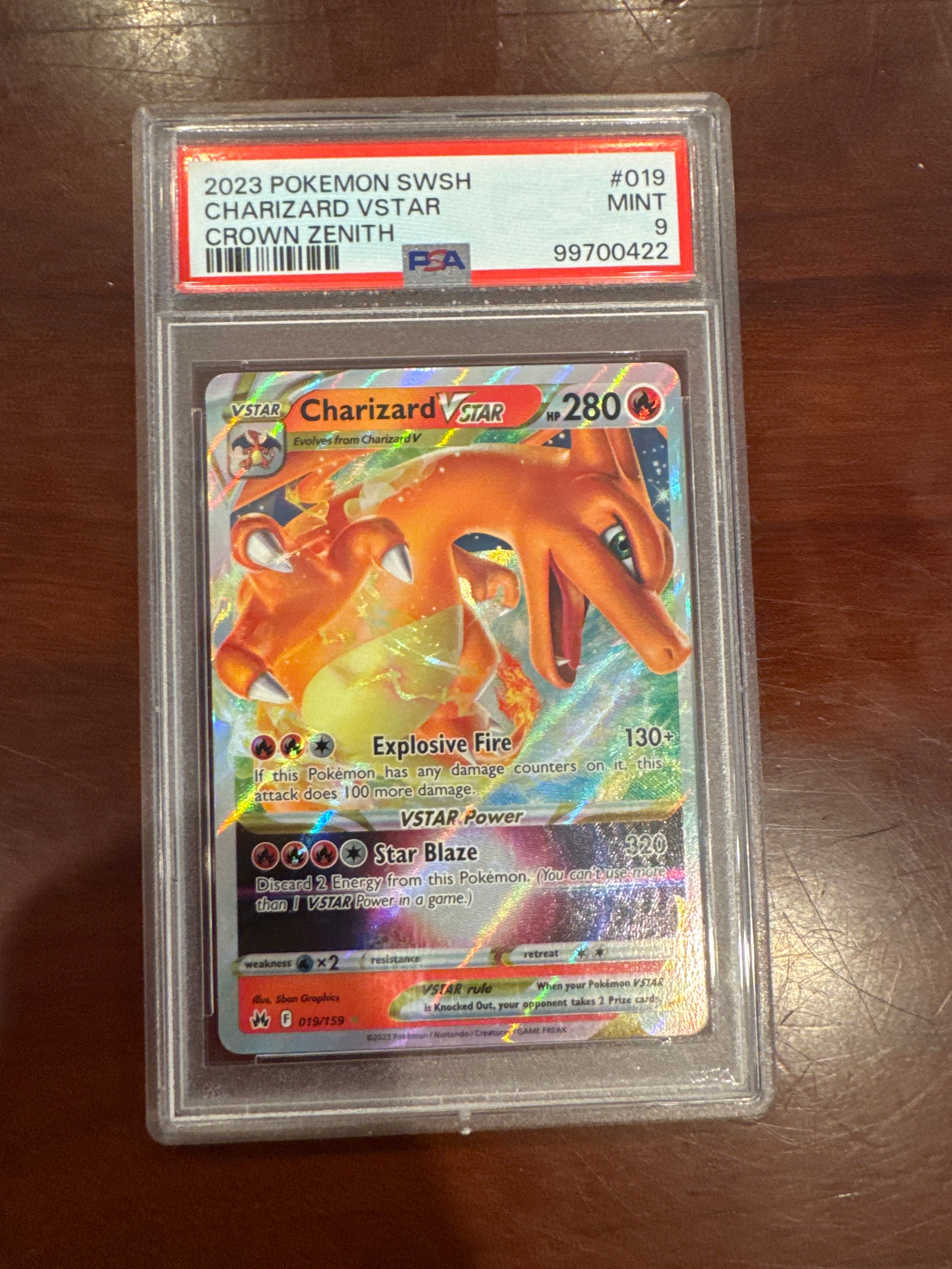 Charizard VSTAR Crown Zenith PSA 9 (422)
