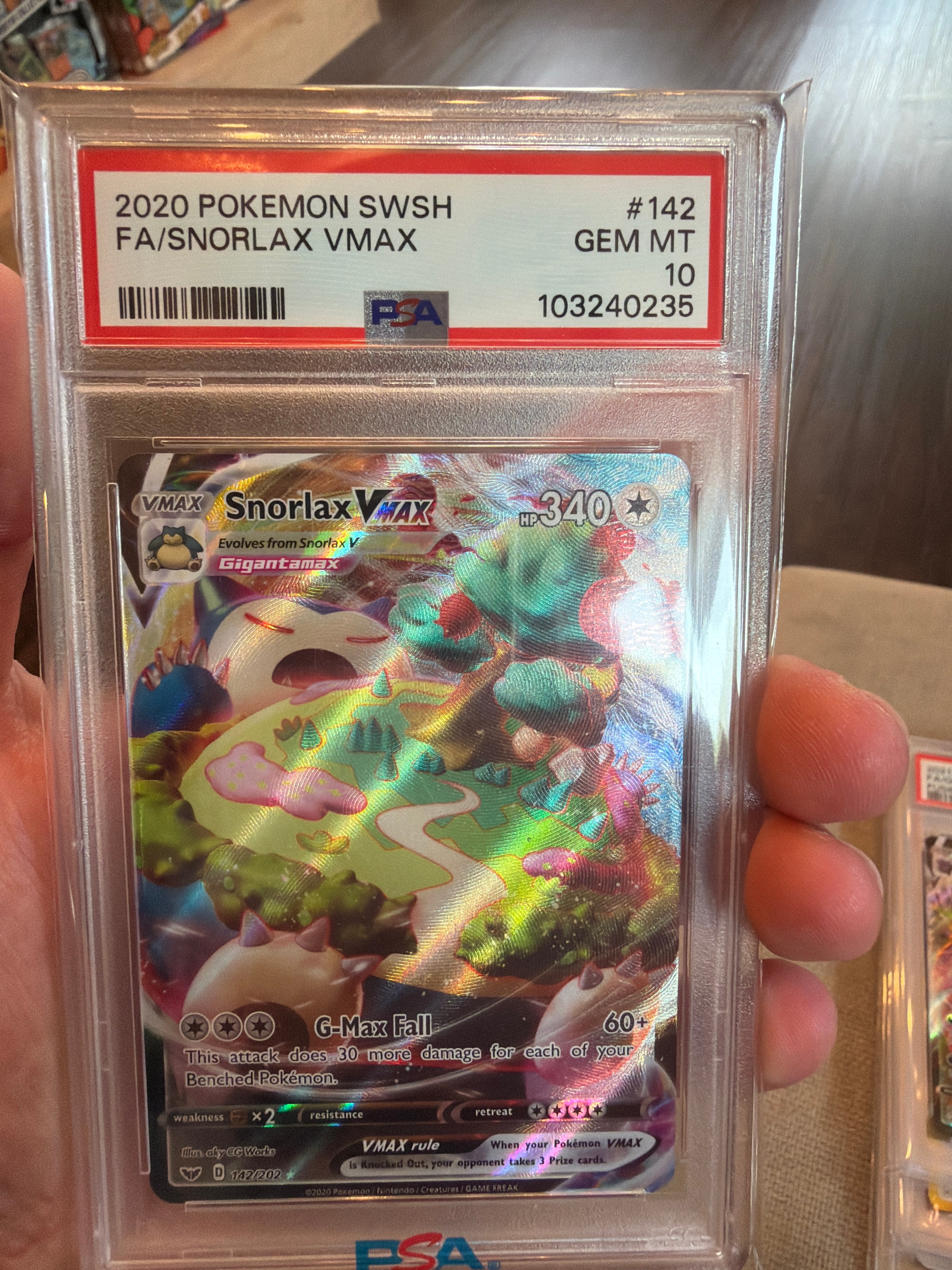 2020 Snorlax VMAX PSA 10 (235)