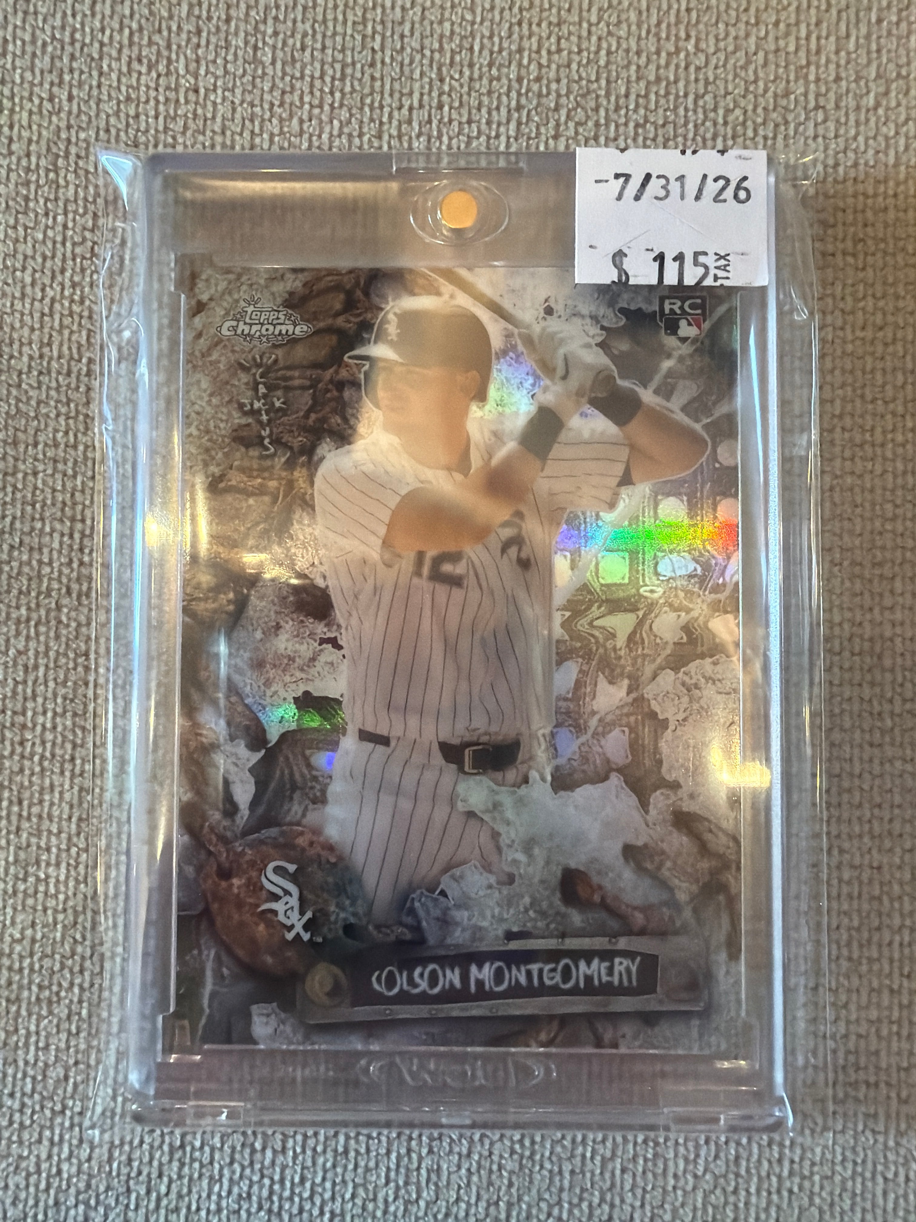 Colson Montgomery Topps Chrome Cactus Jack (RAW)