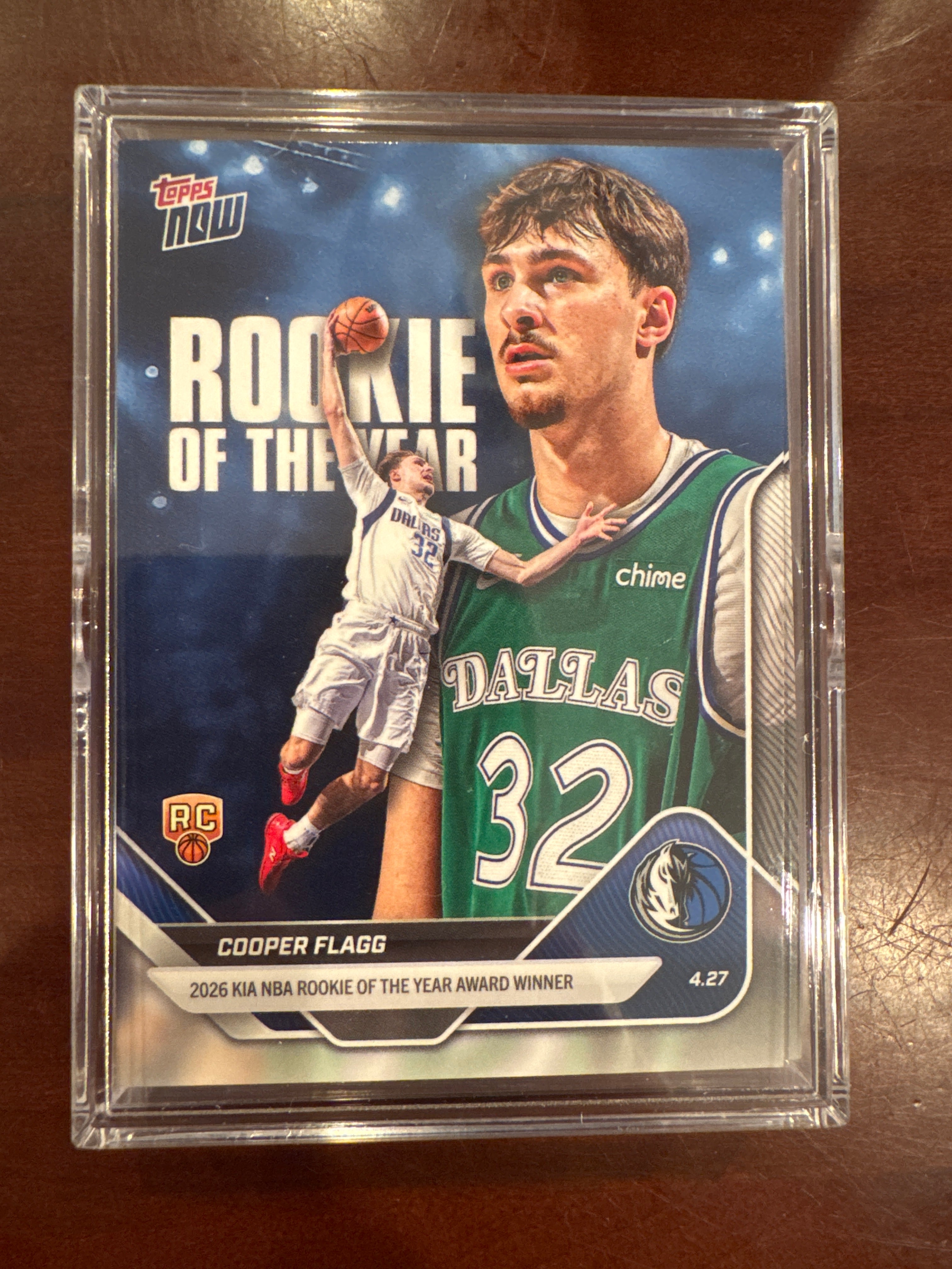 Cooper Flagg Topps Now ROY