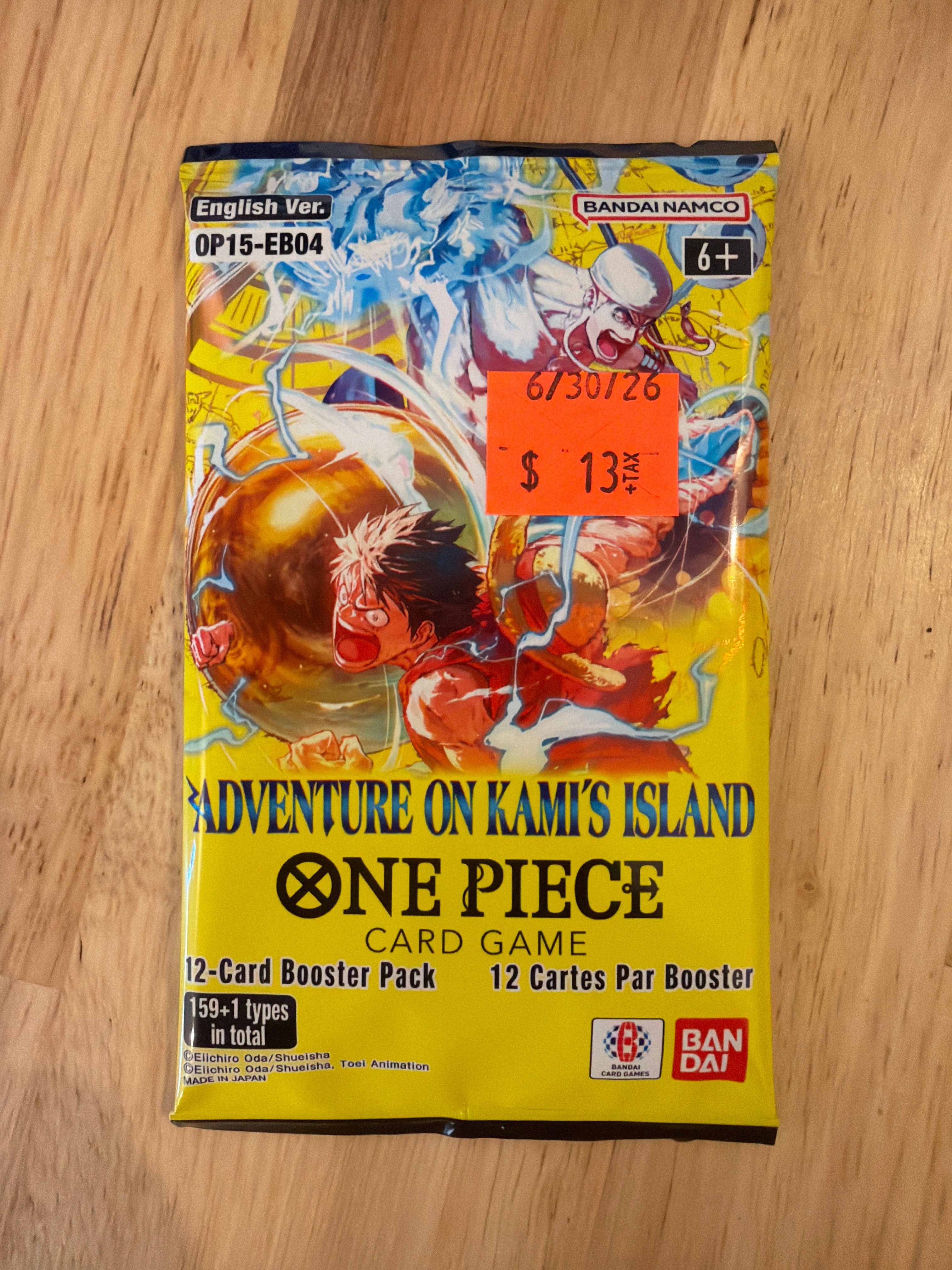 OP15 One Piece Single Pack