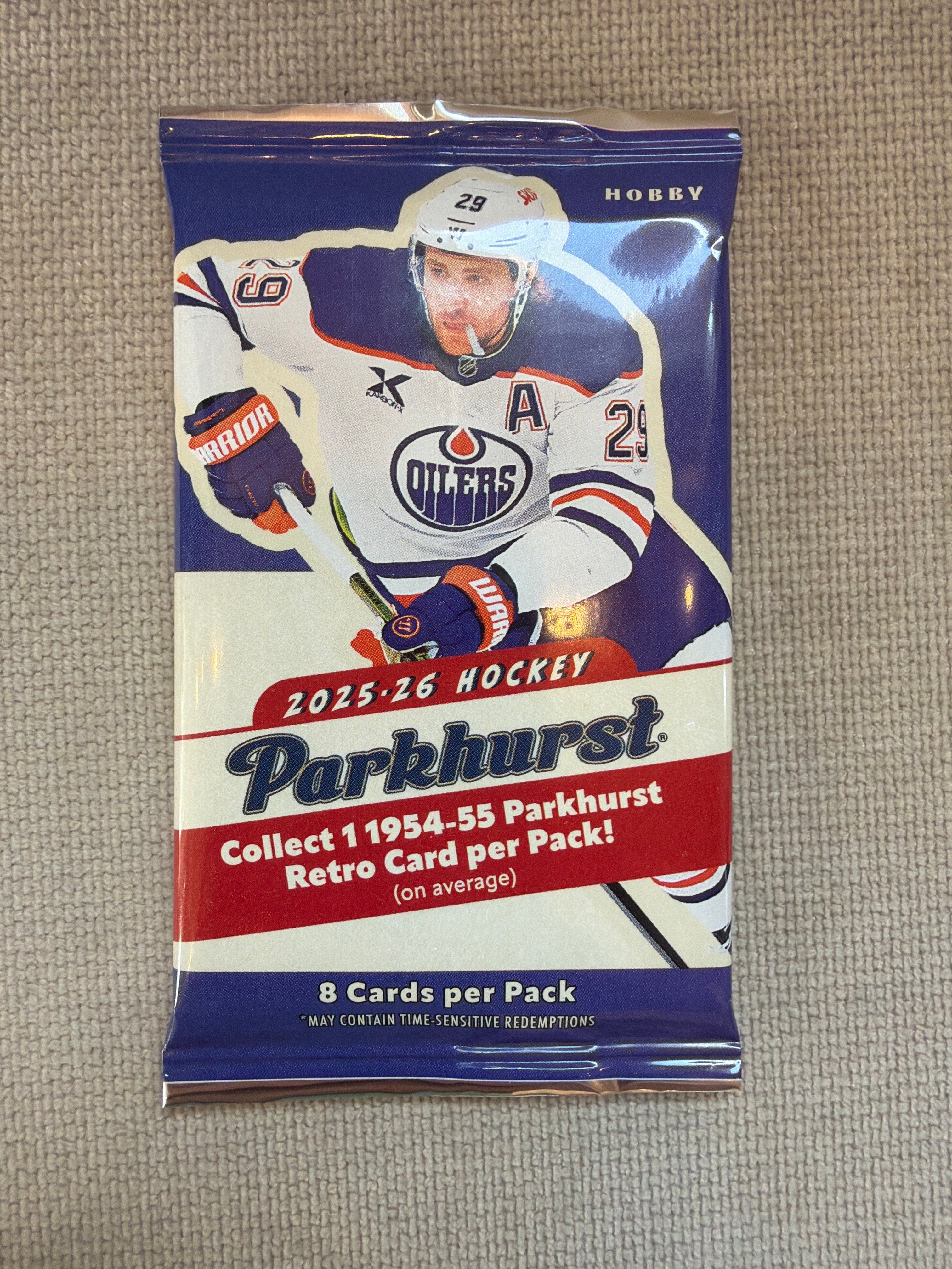 2025-26 Parkhurst Hockey Hobby Pack