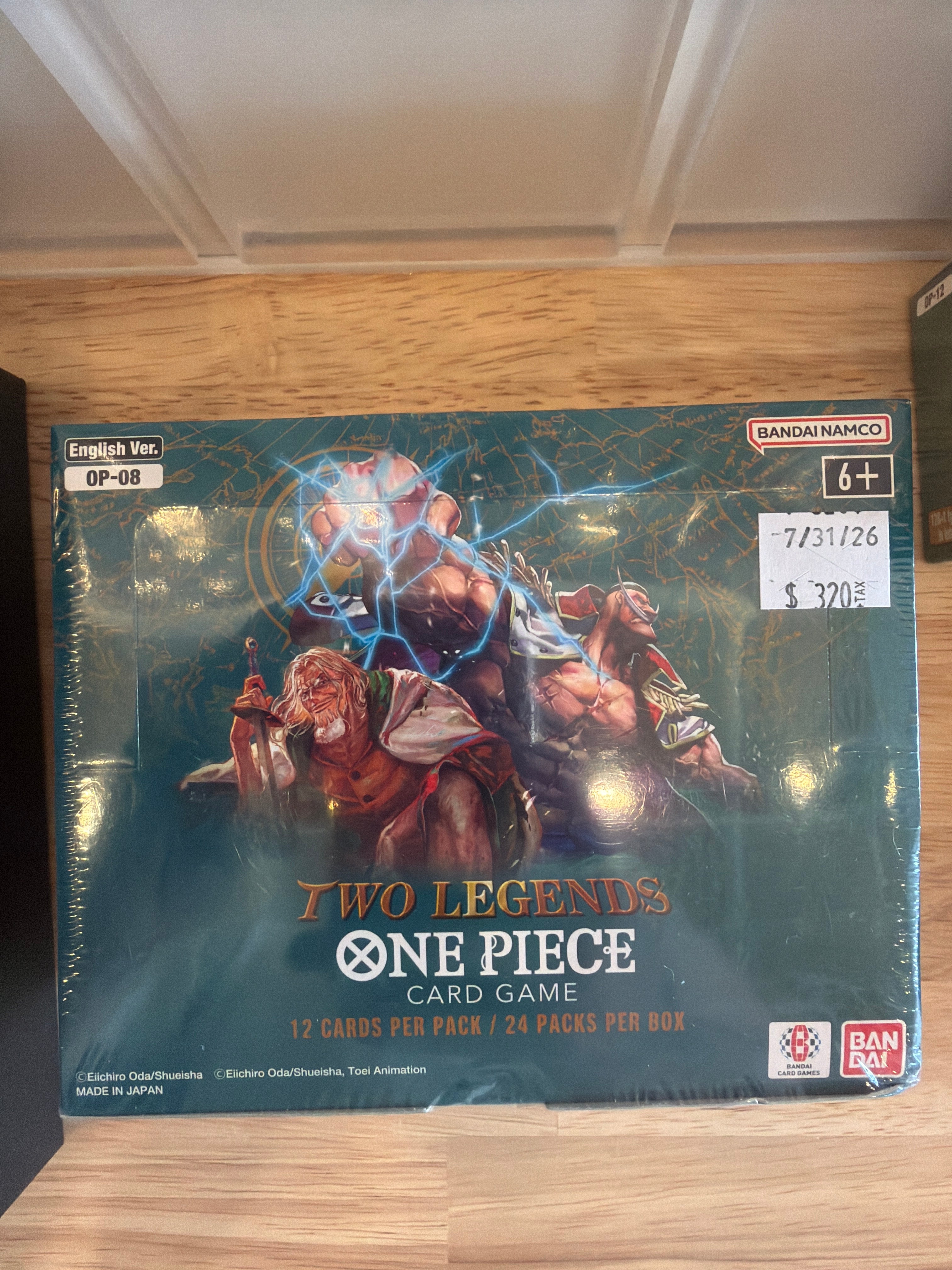 One Piece Two Legends Booster Box (OP08)