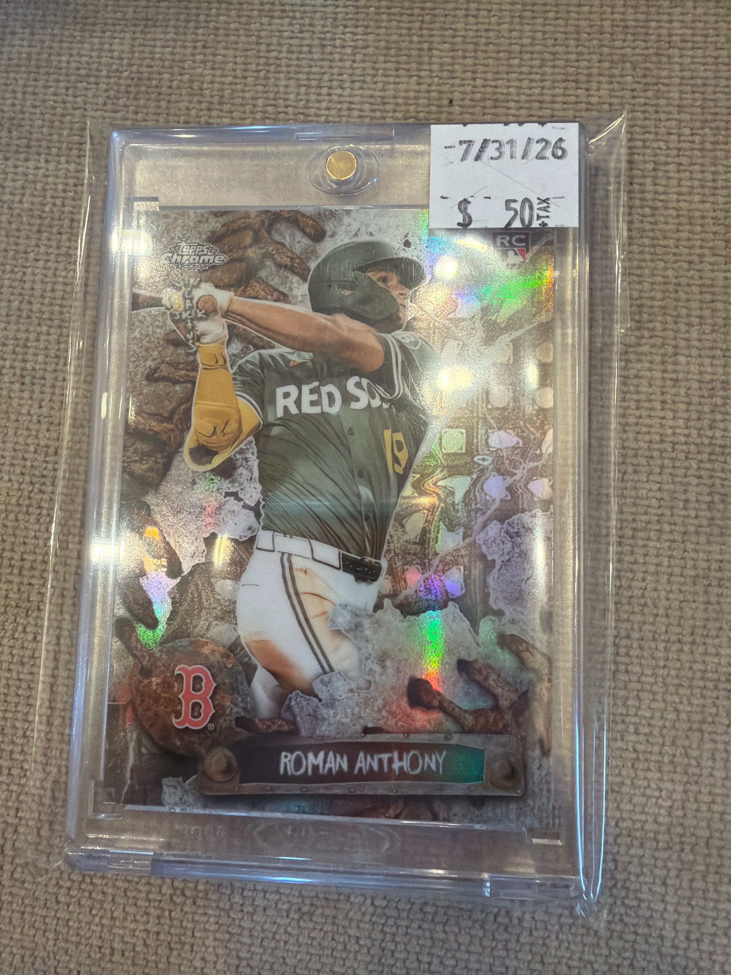 Roman Anthony Topps Chrome Cactus Jack (RAW)
