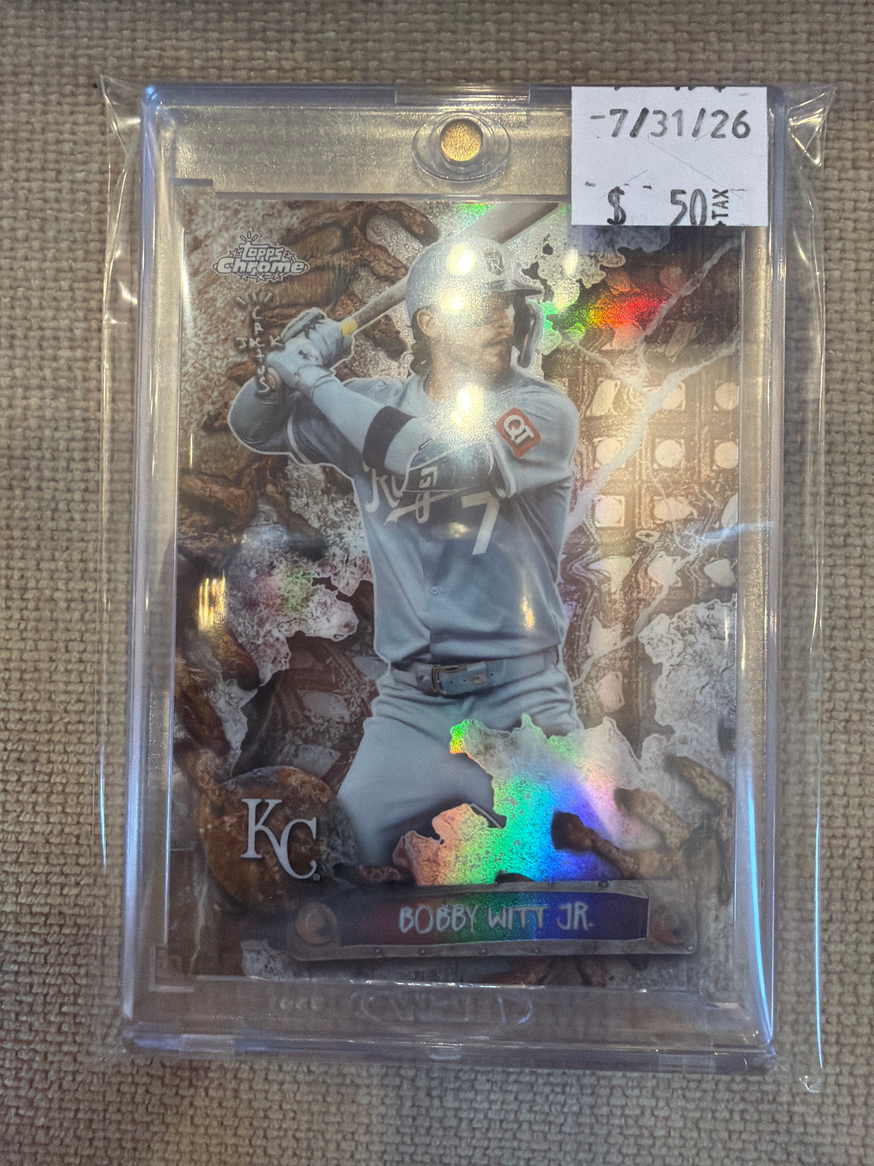 Bobby Witt Jr Cactus Jack Topps Chrome (RAW)