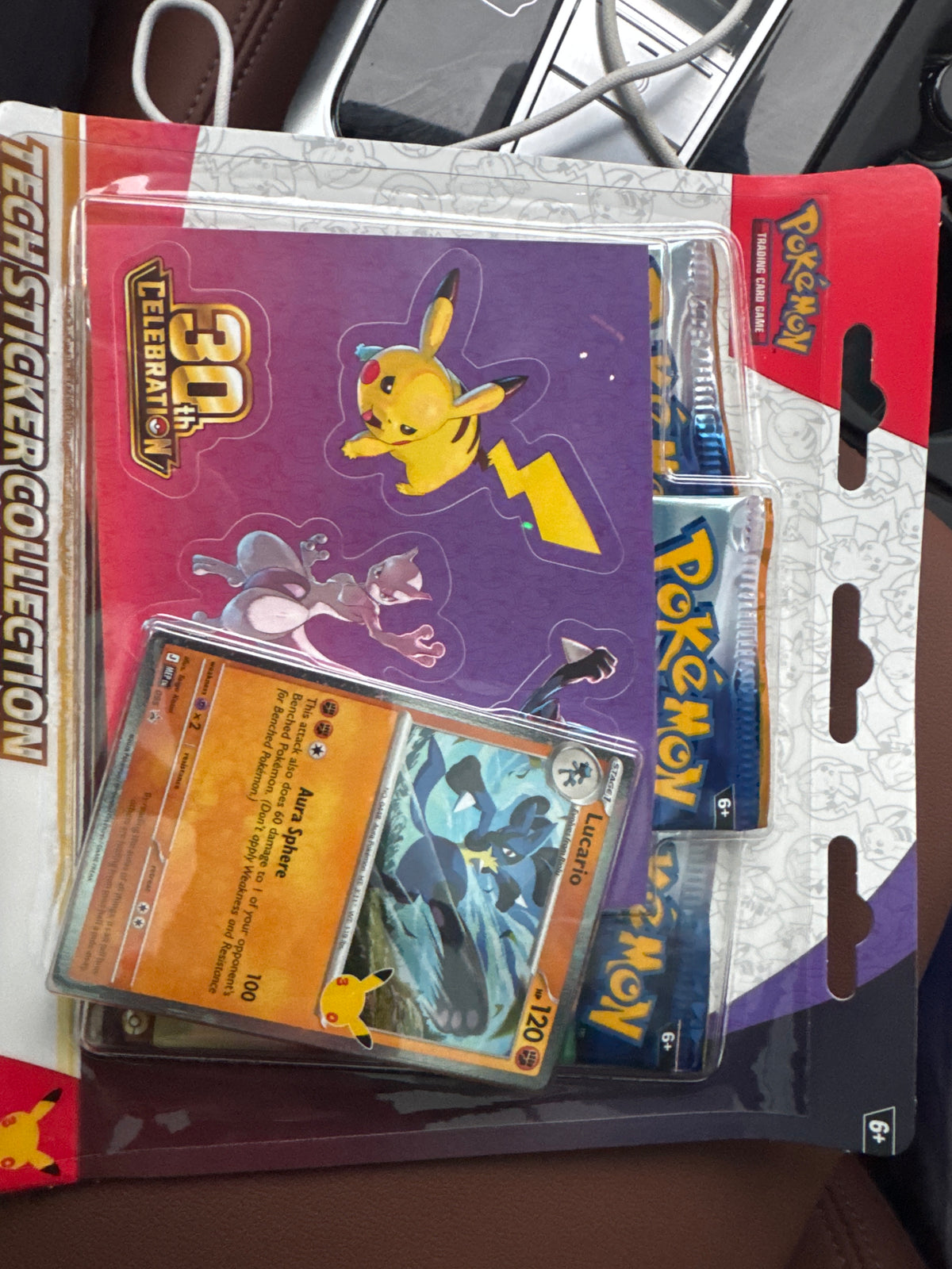 Pokemon 30th Celebration sticker box
