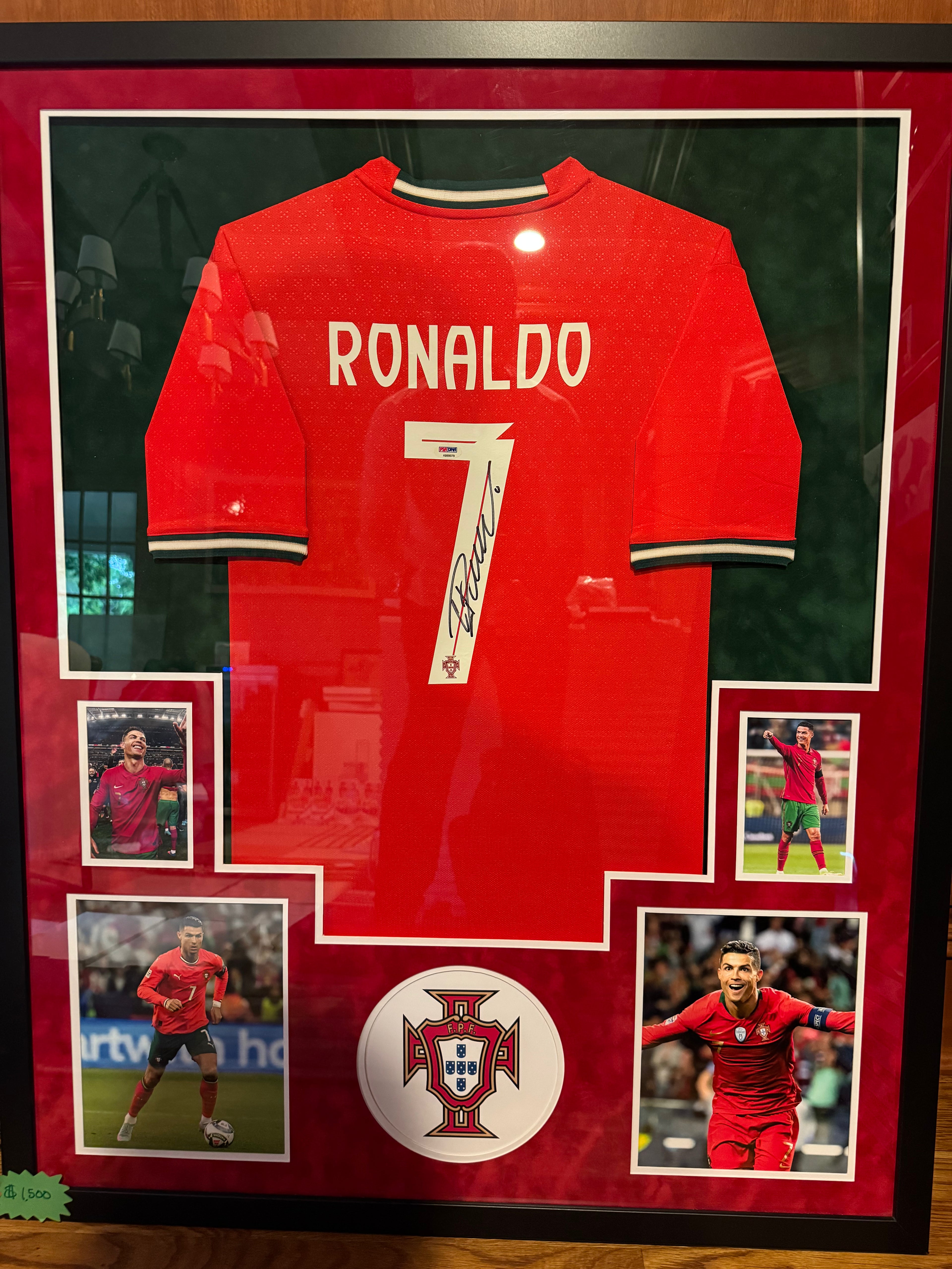 Christian’s Ronaldo Signed Replica Jersey