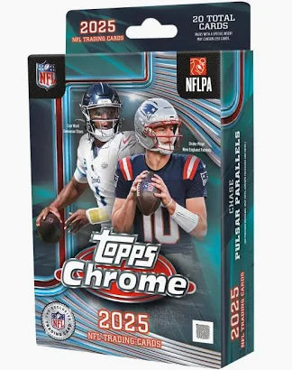 2025 Topps Chrome Football Hanger Box