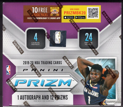2019/20 Panini Prizm Basketball Retail Box